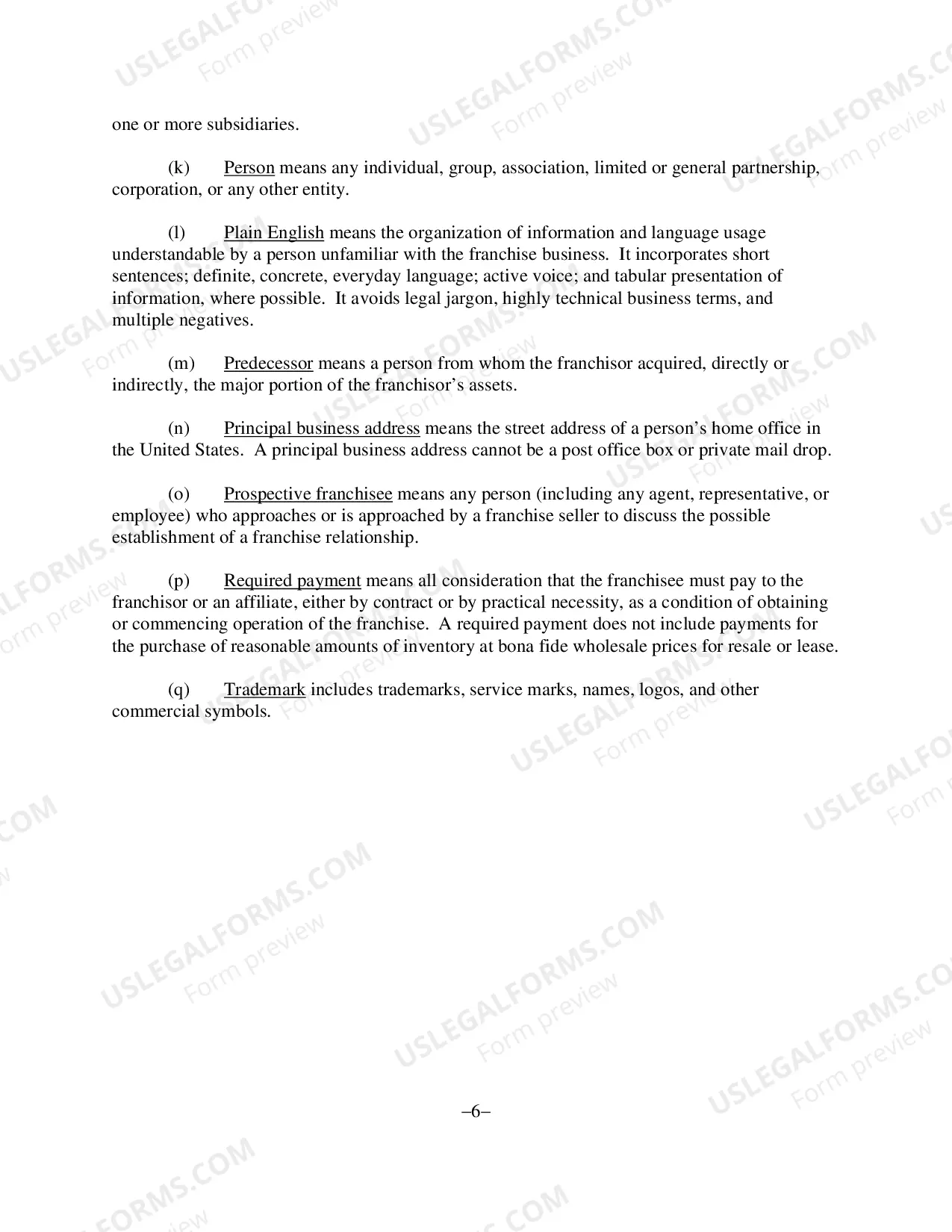 Preview Franchise Registration and Disclosure Guidelines(PDF)