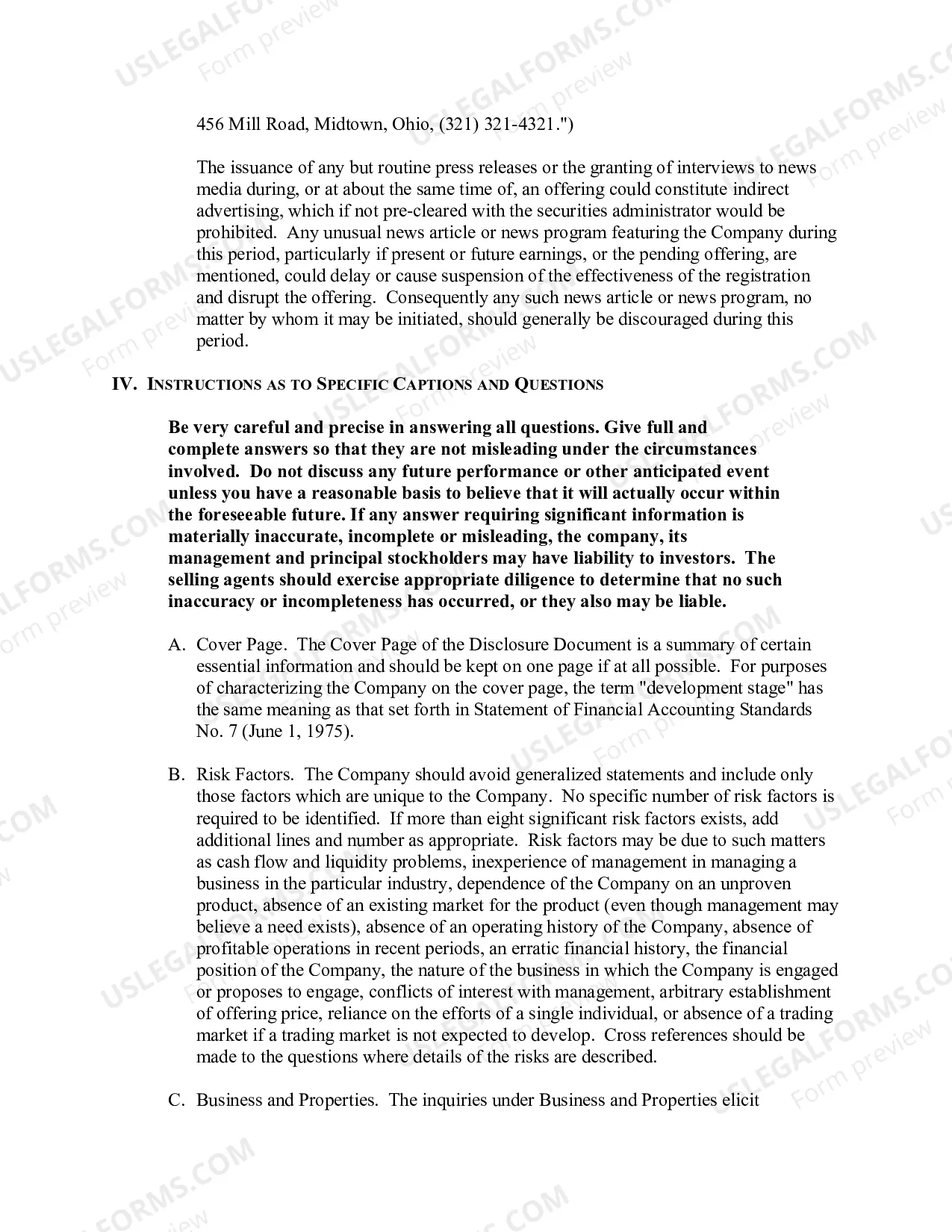 Preview Instructions for Filing Form SCOR
