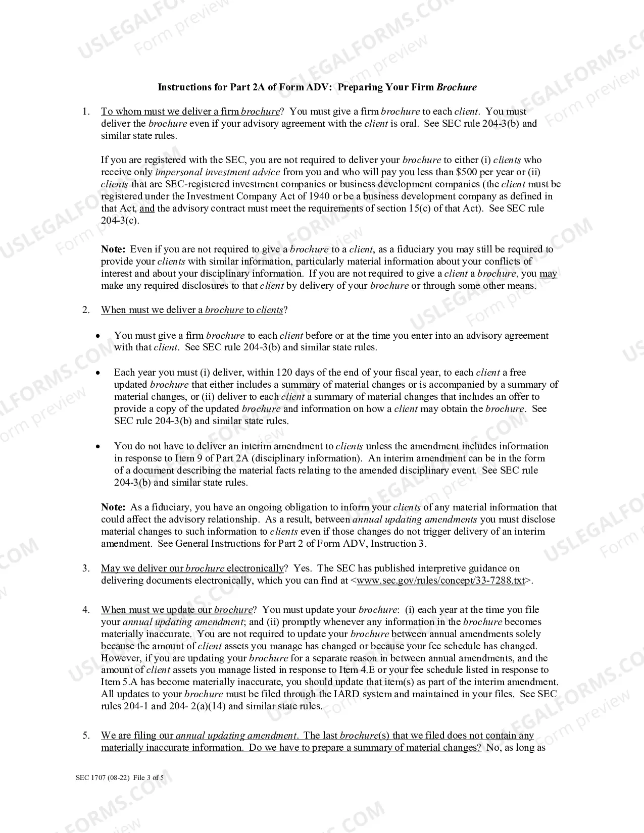 Preview Instructions