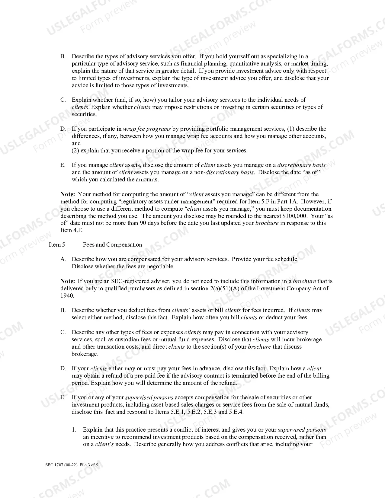 Preview Instructions