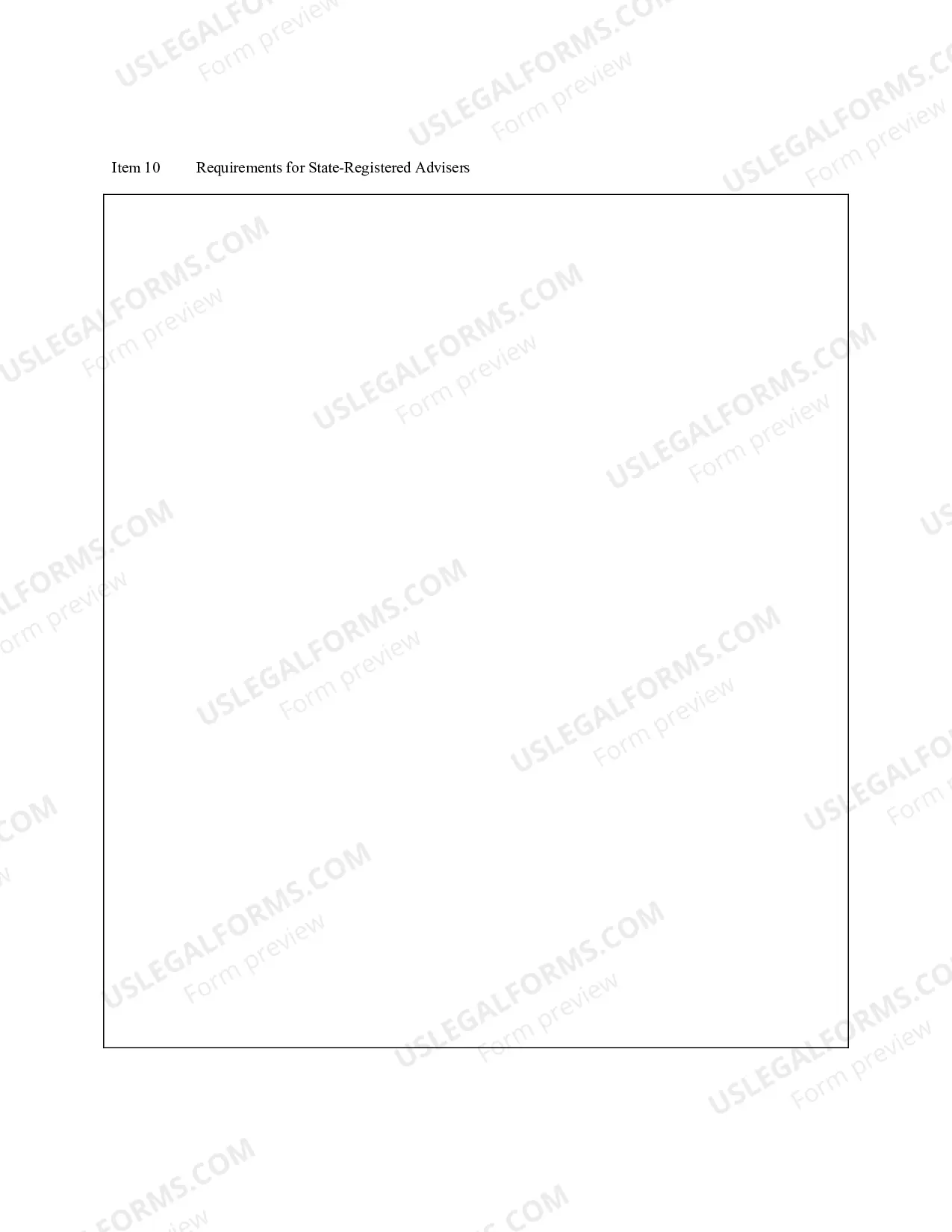 Preview Wrap Fee Brochure
