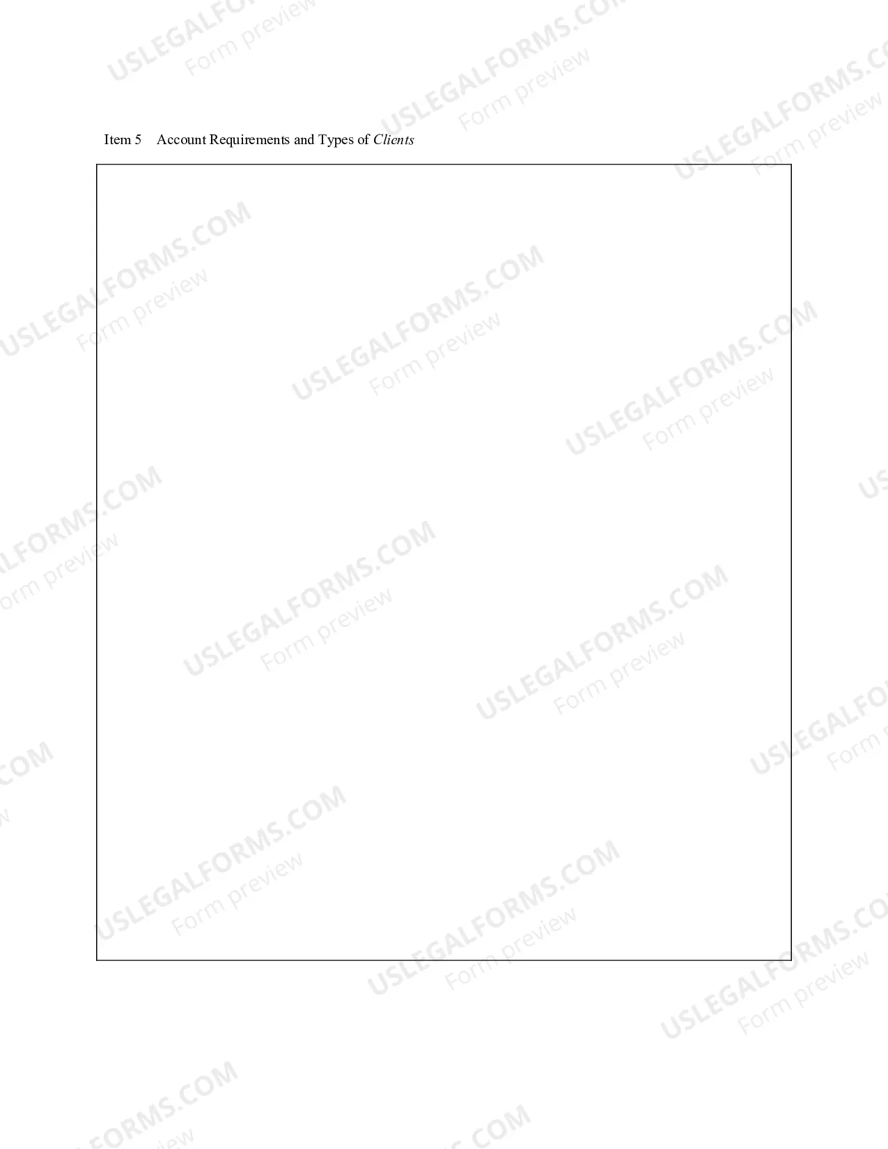 Preview Wrap Fee Brochure