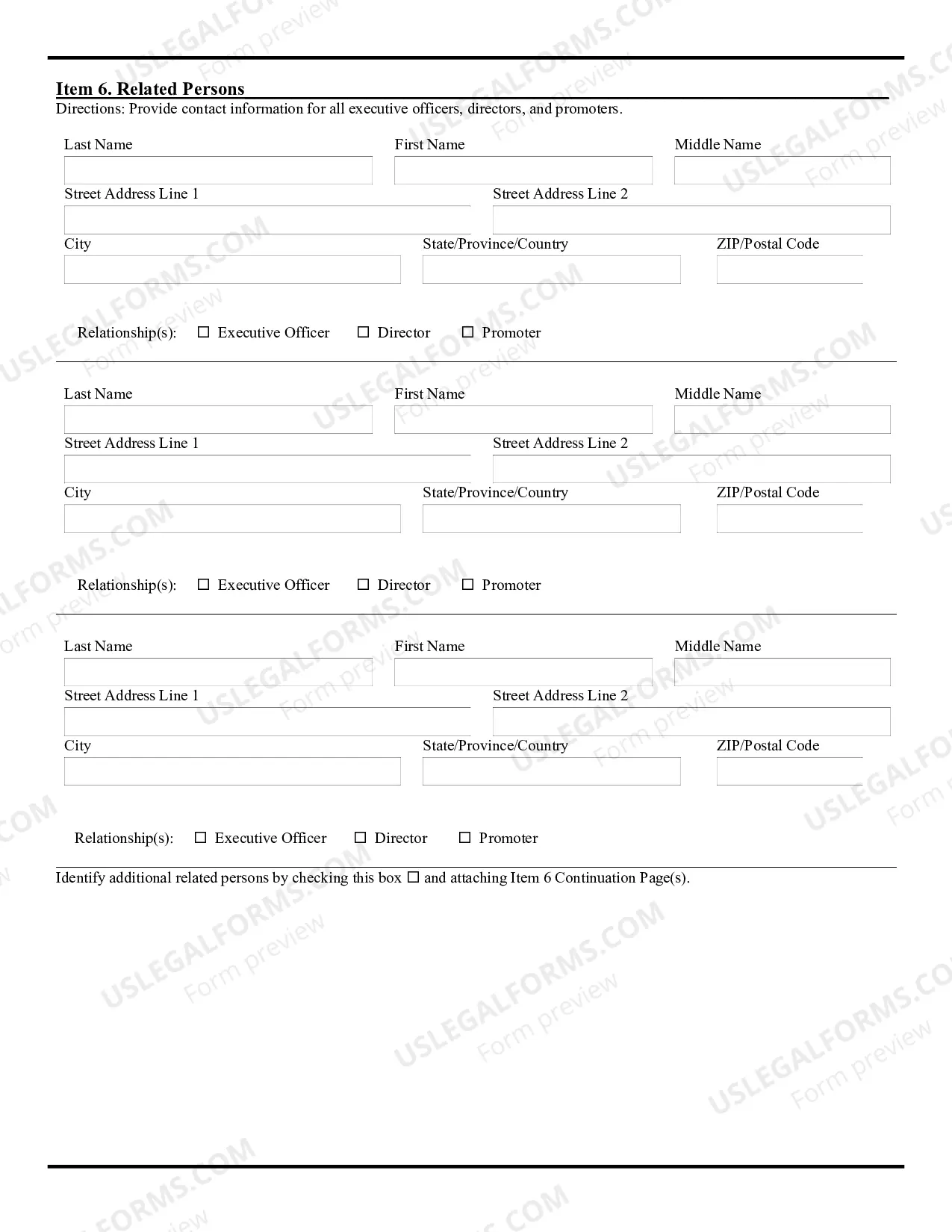 Preview Regulation A Notice Filing Form
