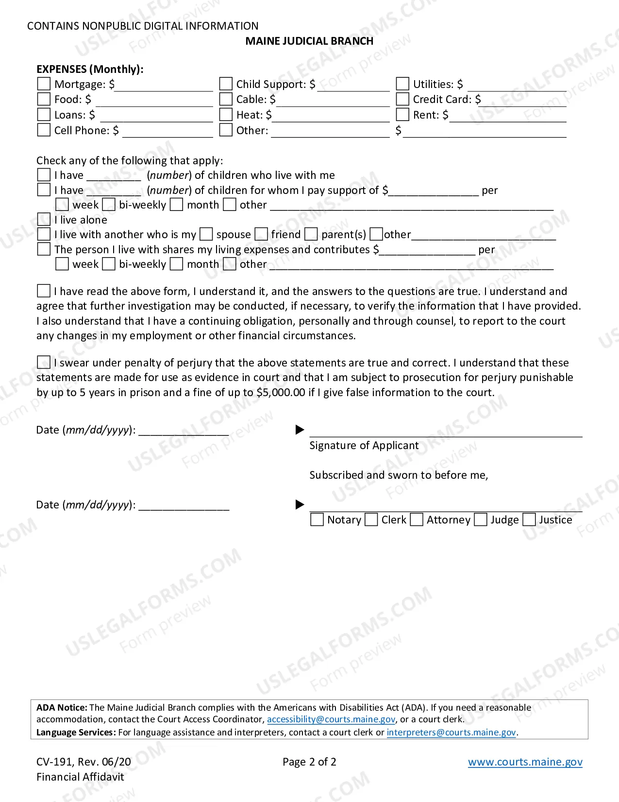 Preview Application To Proceed Without Payment of Fees