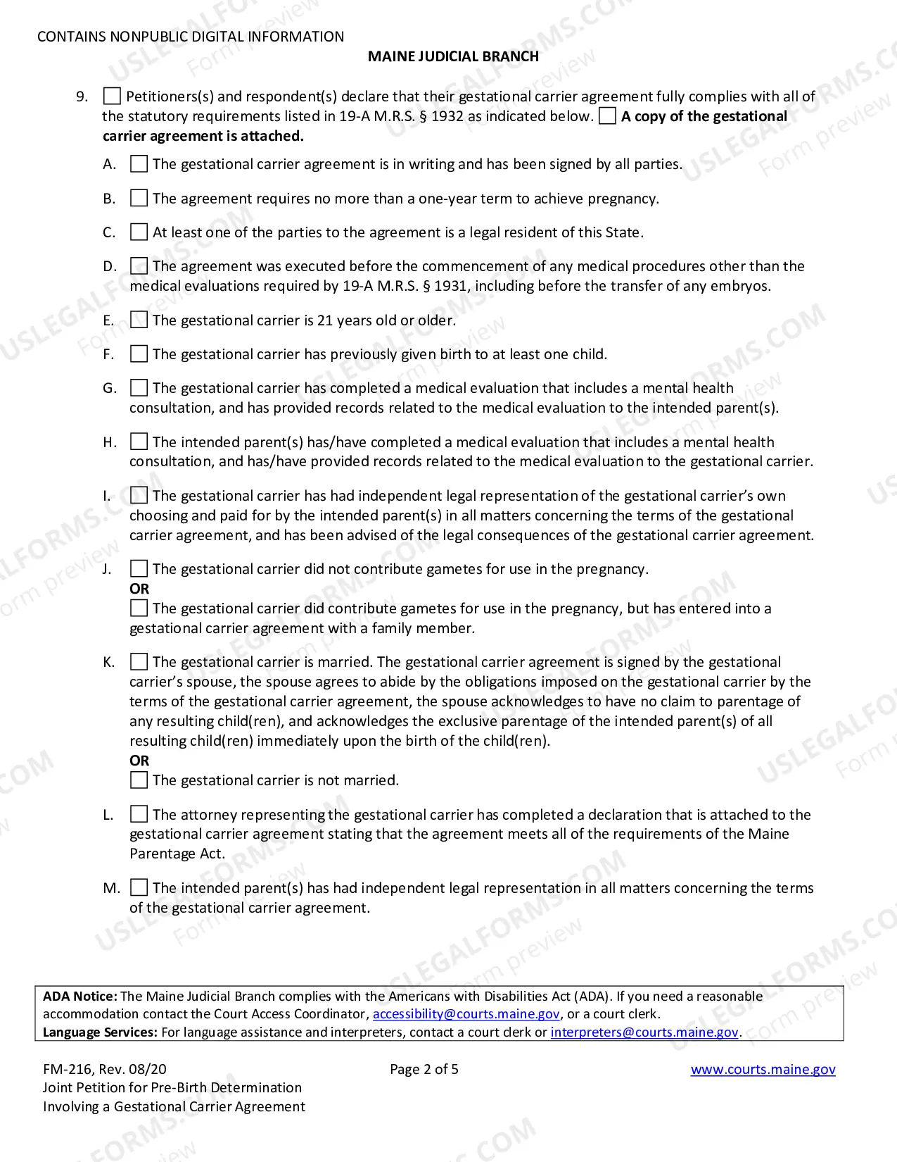 Preview Uncontested Joint Petition For Pre Birth Determination of Parentage