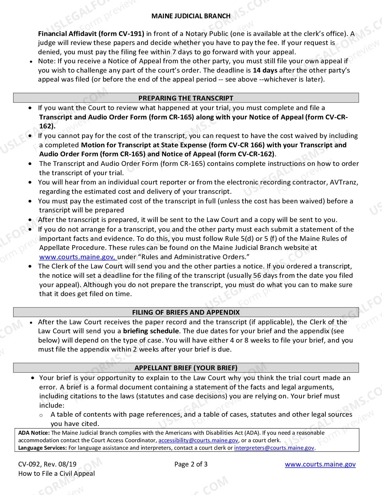 Preview How to File a Civil Appeal