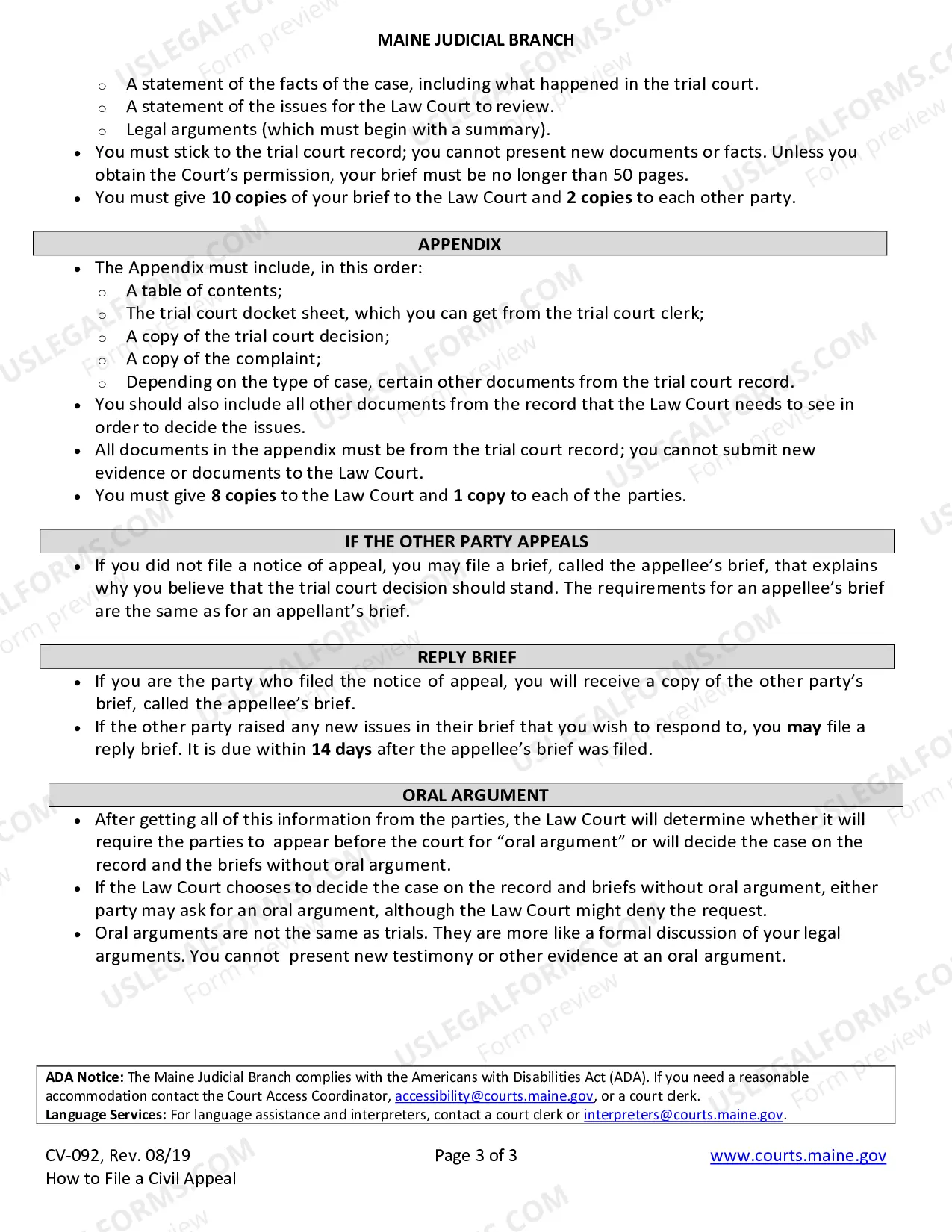 Preview How to File a Civil Appeal