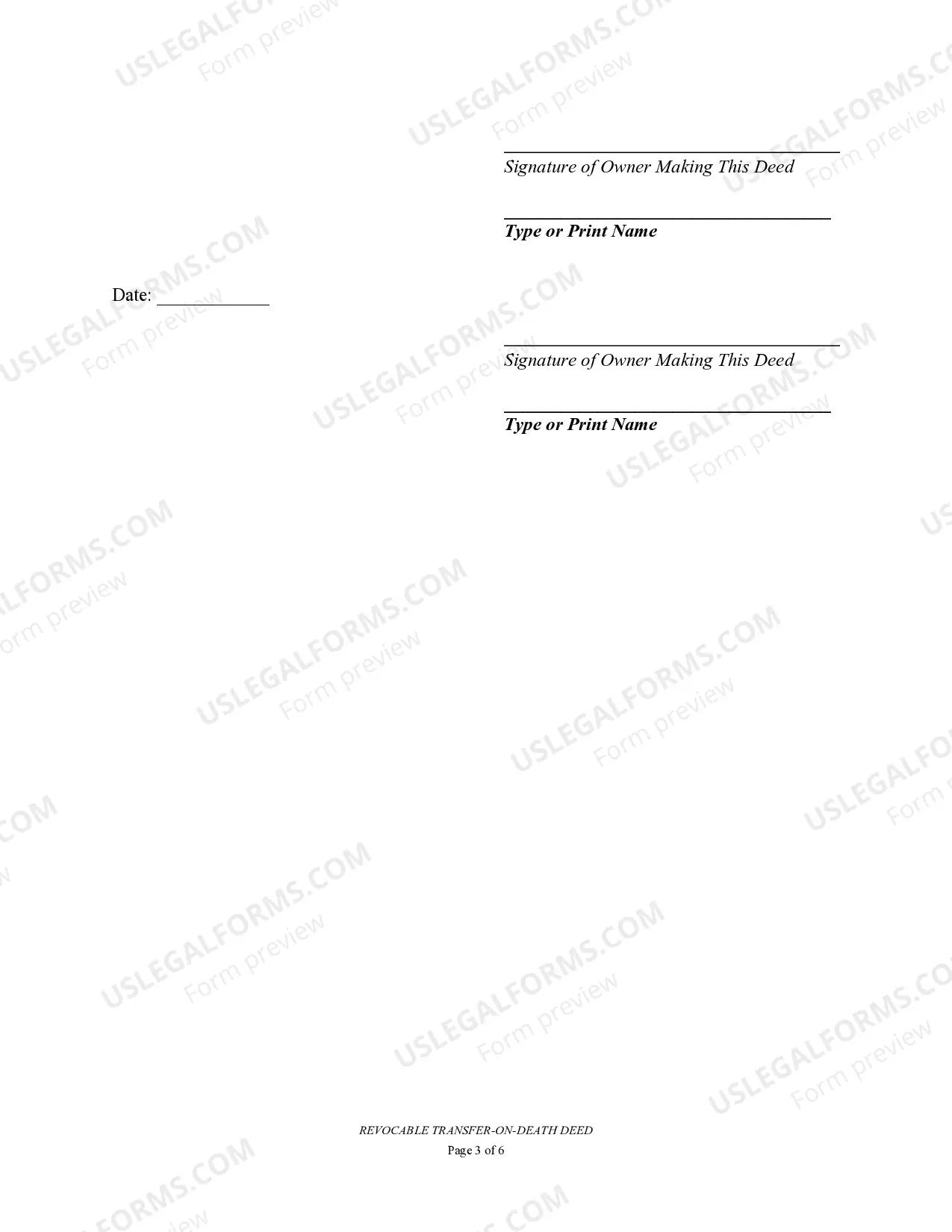 Preview Transfer on Death Deed or TOD - Beneficiary Deed for Two Individuals to Married Beneficiaries