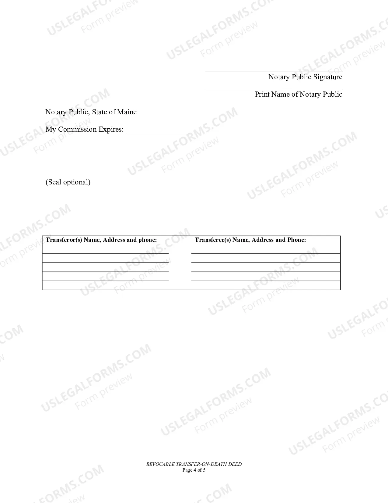 Preview Transfer on Death Deed or TOD - Beneficiary Deed for Two Married Individuals to Two Married Beneficiaries