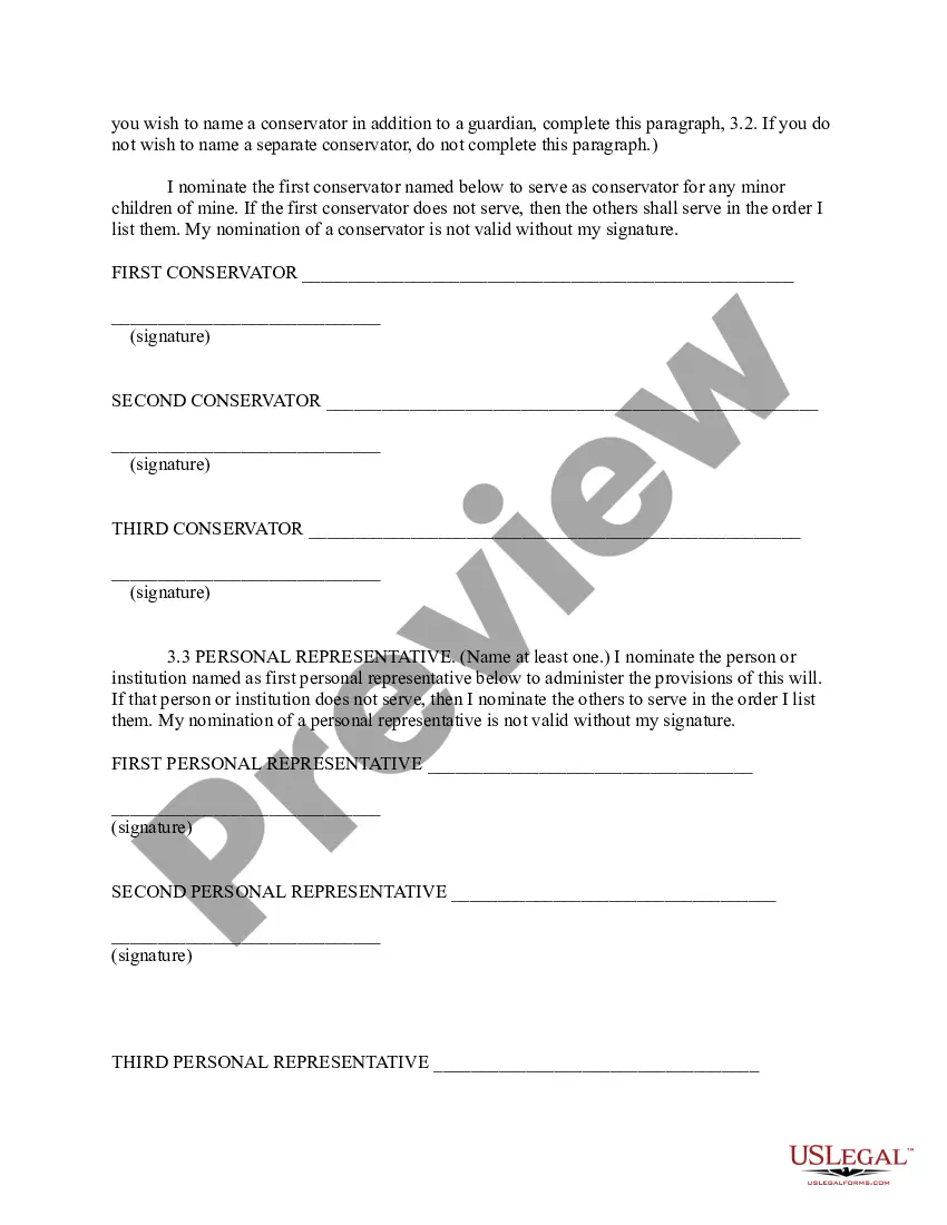 Preview Maine Statutory Will Form