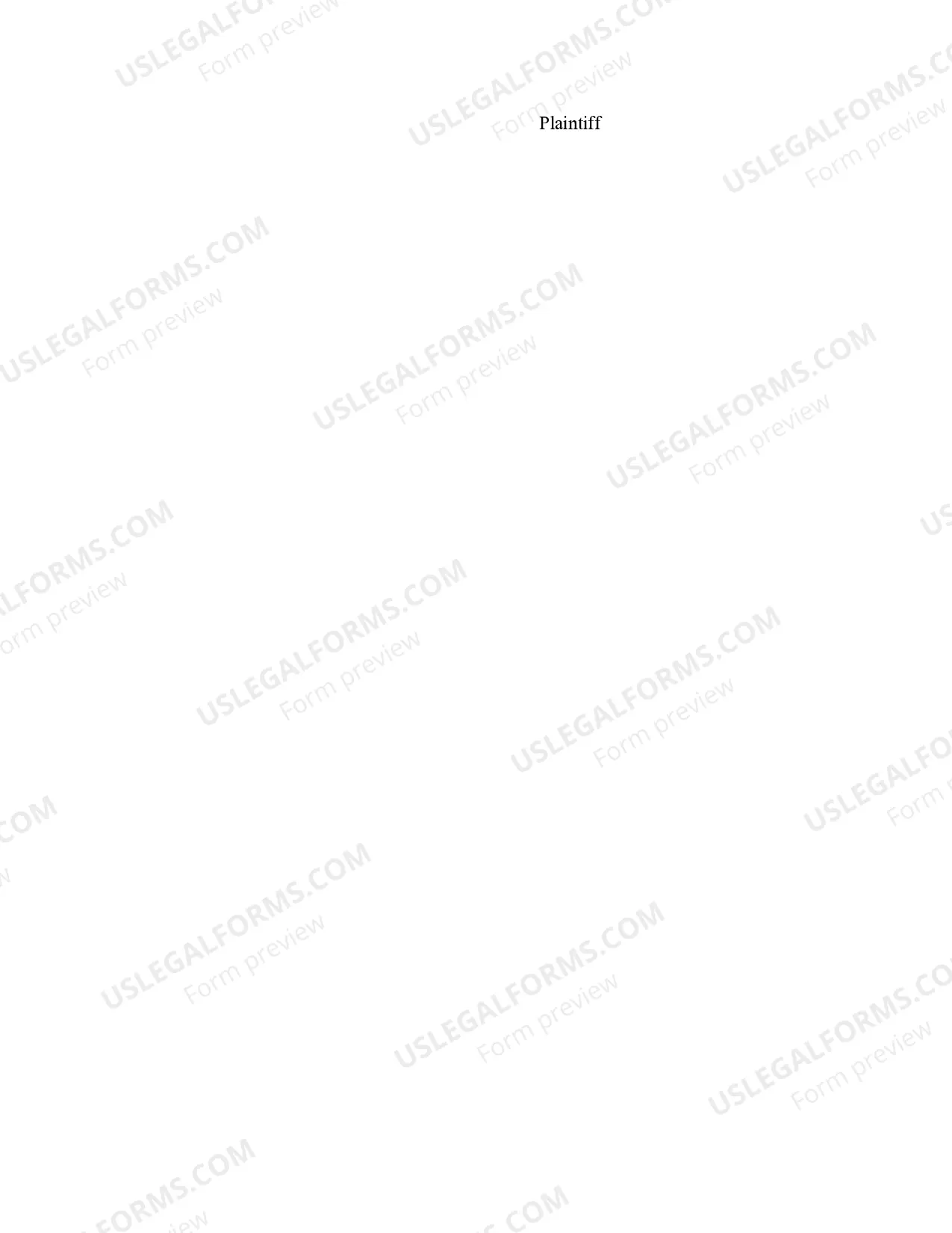 Preview Complaint For Divorce