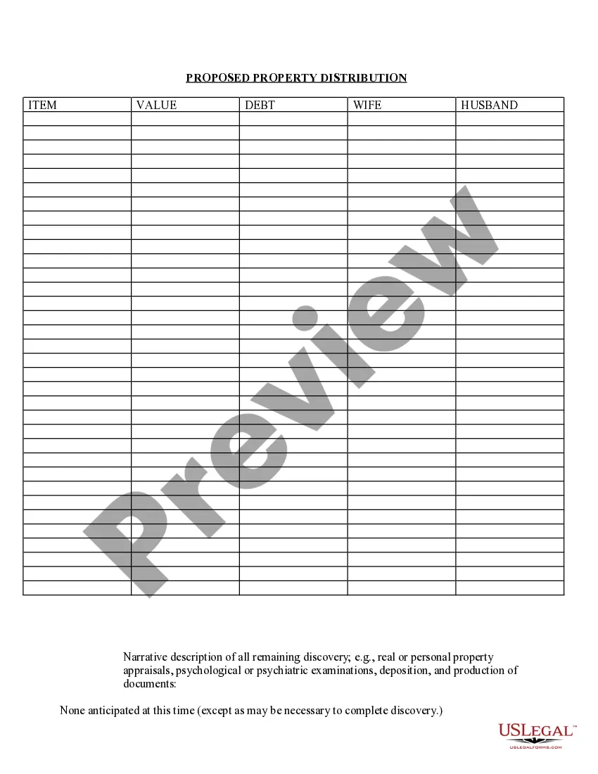 Get Domestic Relations - Pretrial Statements Preview Domestic Relations - Pretrial Statements