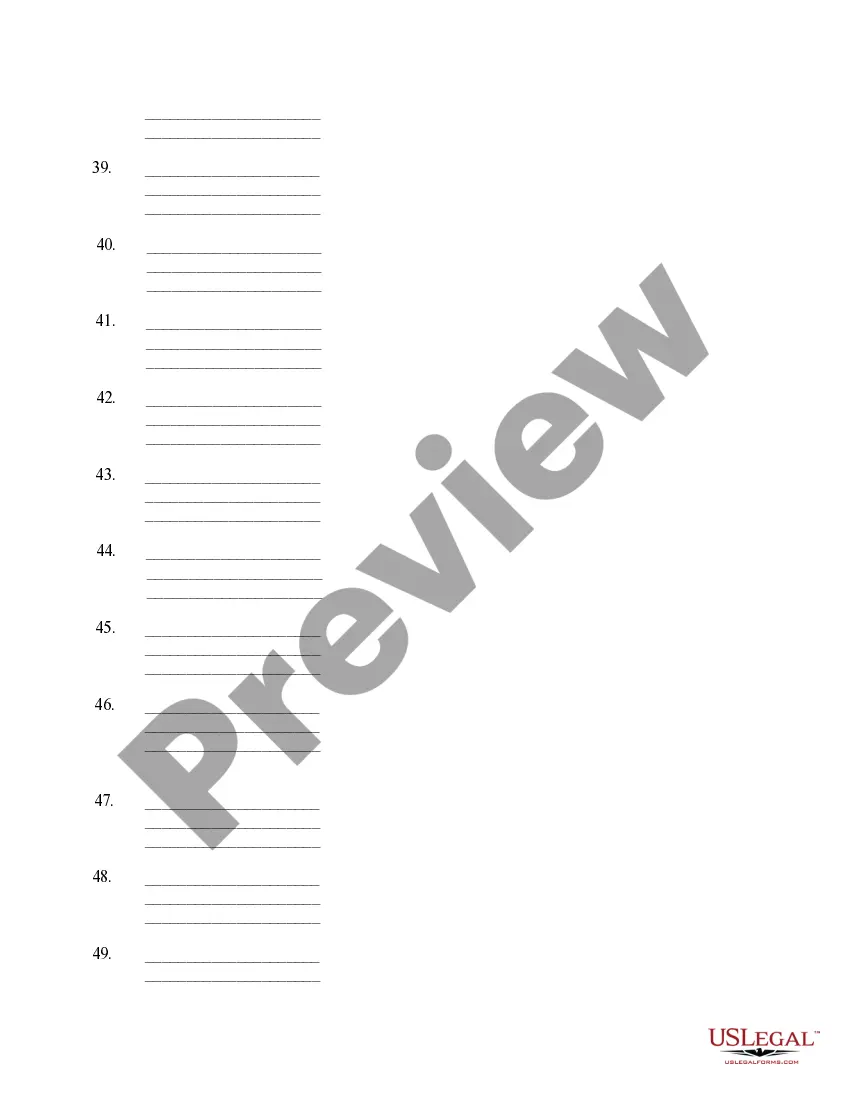 Preview Plaintiff's Witness and Exhibit List