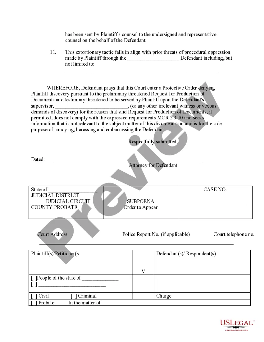 Get Motion to Quash Discovery - Motion for Protective Order Preview Motion to Quash Discovery - Motion for Protective Order