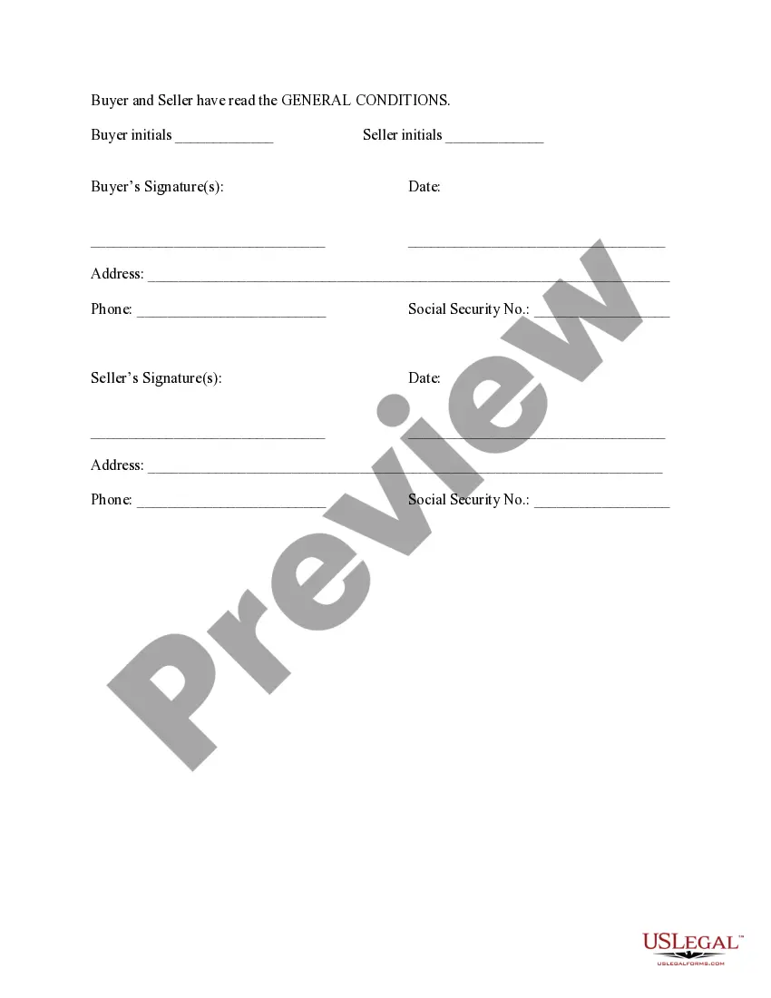 Preview Purchase Agreement