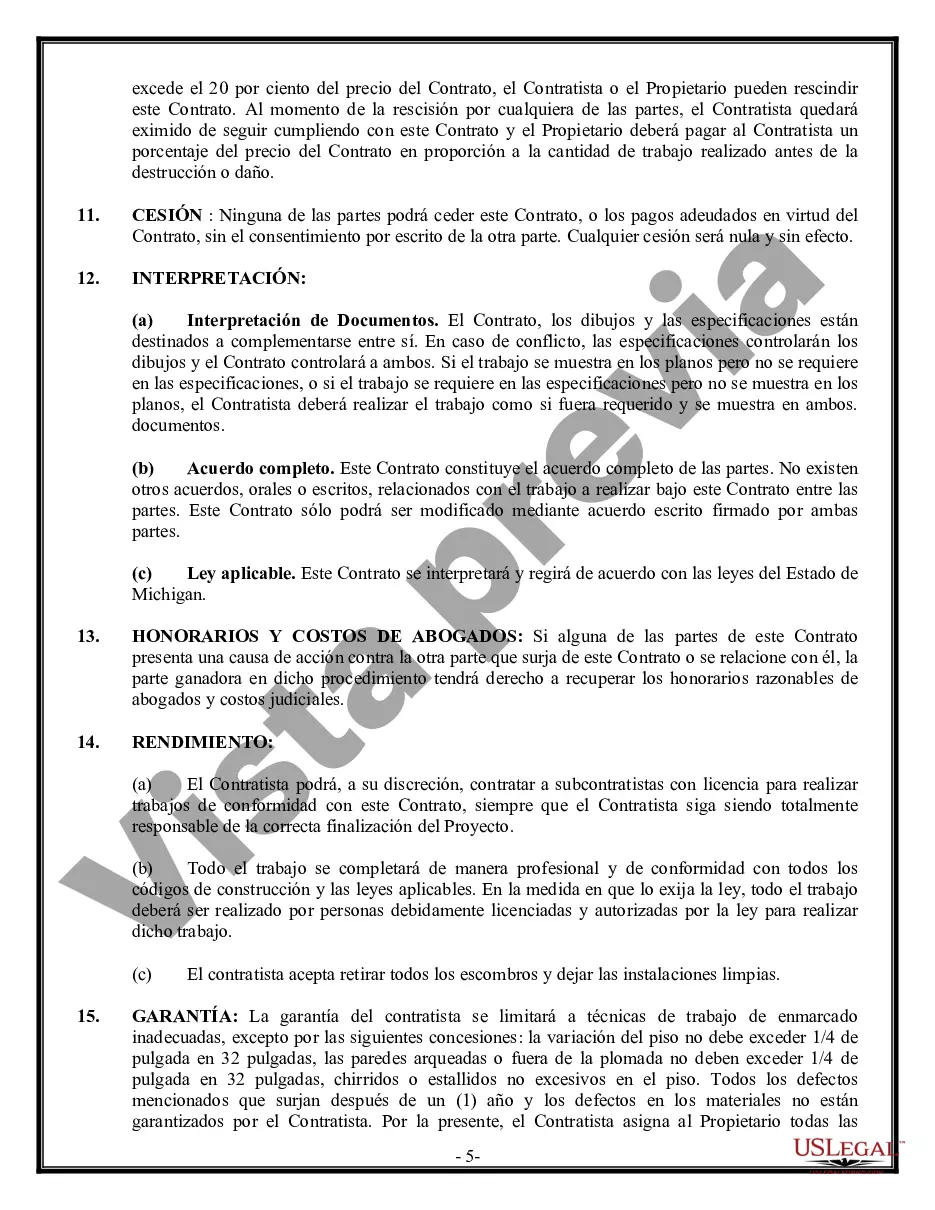 Preview Contrato marco para contratista