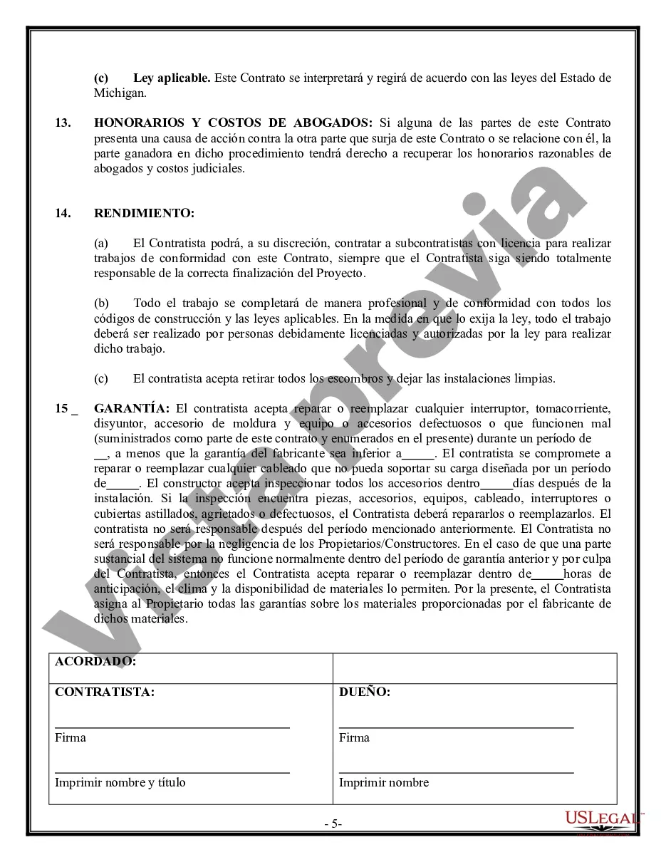 Preview Contrato Eléctrico para Contratista