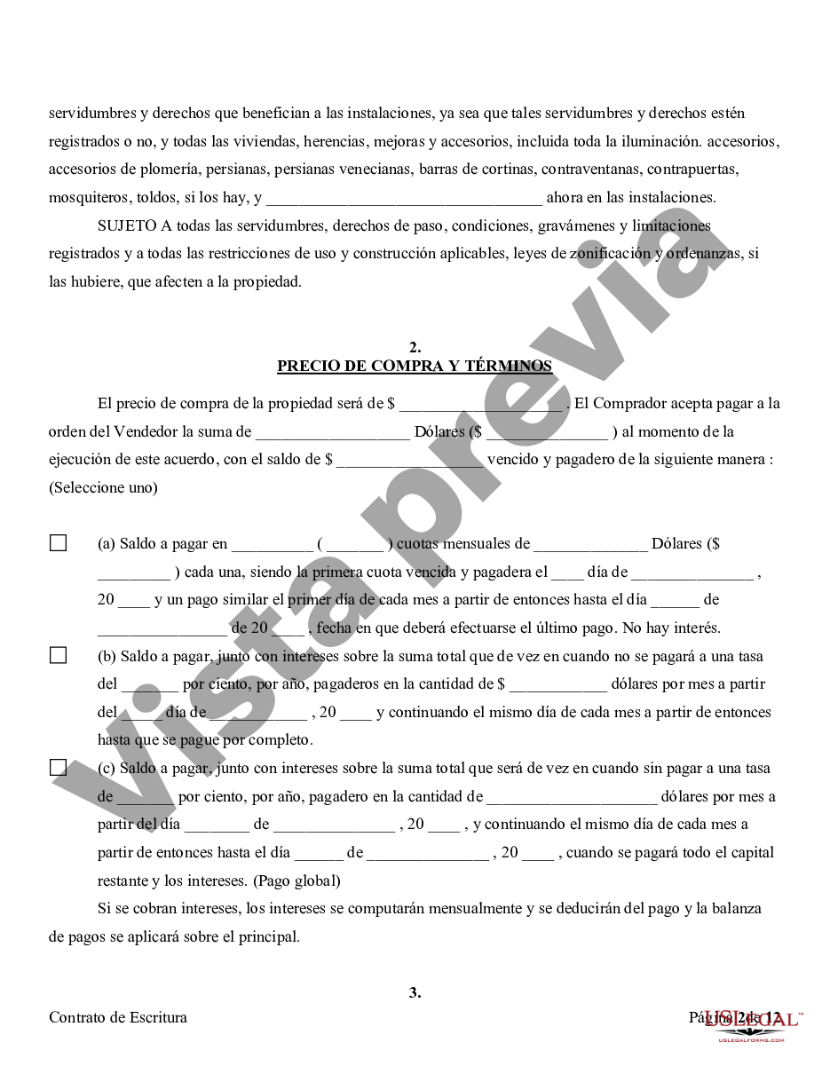 Ann Arbor Michigan Acuerdo O Contrato De Escritura De Venta Y Compra De Bienes Raíces Aka 8665