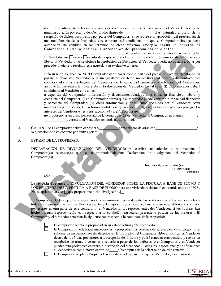 Preview Contrato de Compraventa de Bienes Inmuebles sin Corredor para Acuerdo de Venta de Casa Residencial