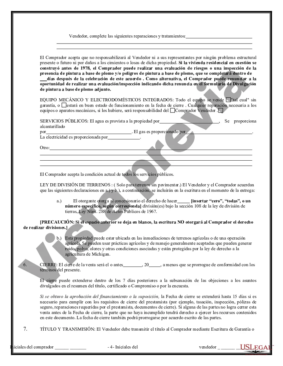 Preview Contrato de Compraventa de Bienes Inmuebles sin Corredor para Acuerdo de Venta de Casa Residencial