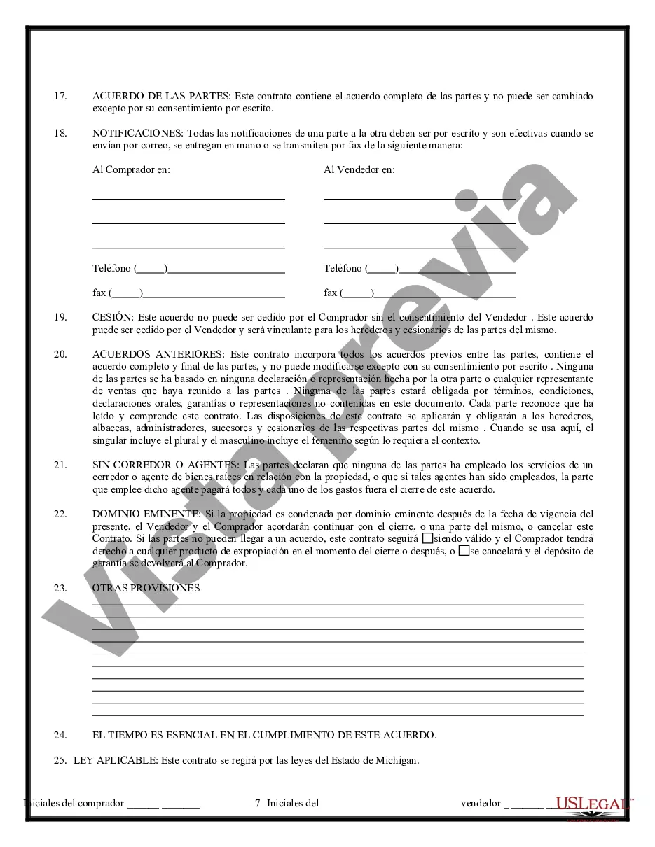 Preview Contrato de Compraventa de Bienes Inmuebles sin Corredor para Acuerdo de Venta de Casa Residencial