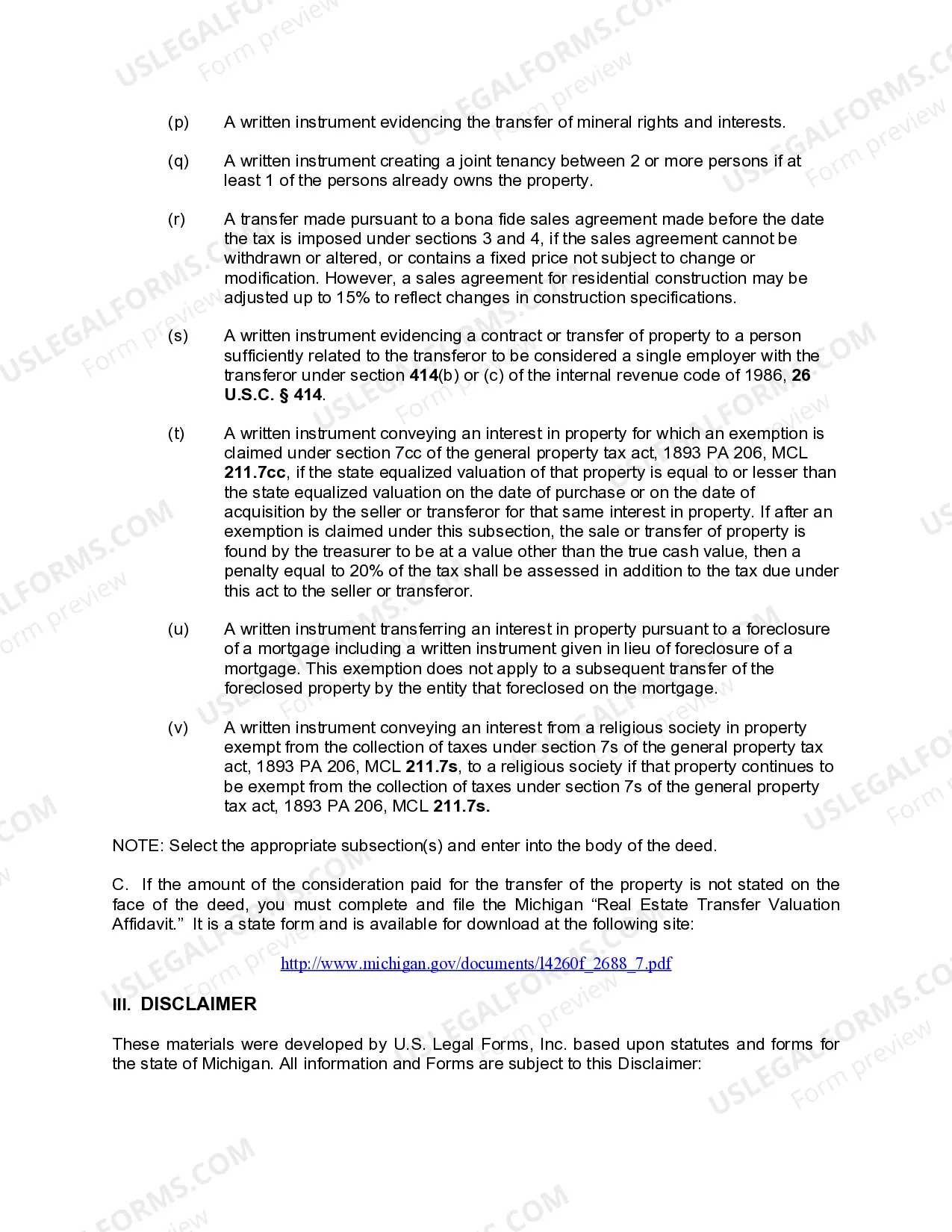 Preview Enhanced Life Estate or Lady Bird Deed - Individual to Individual