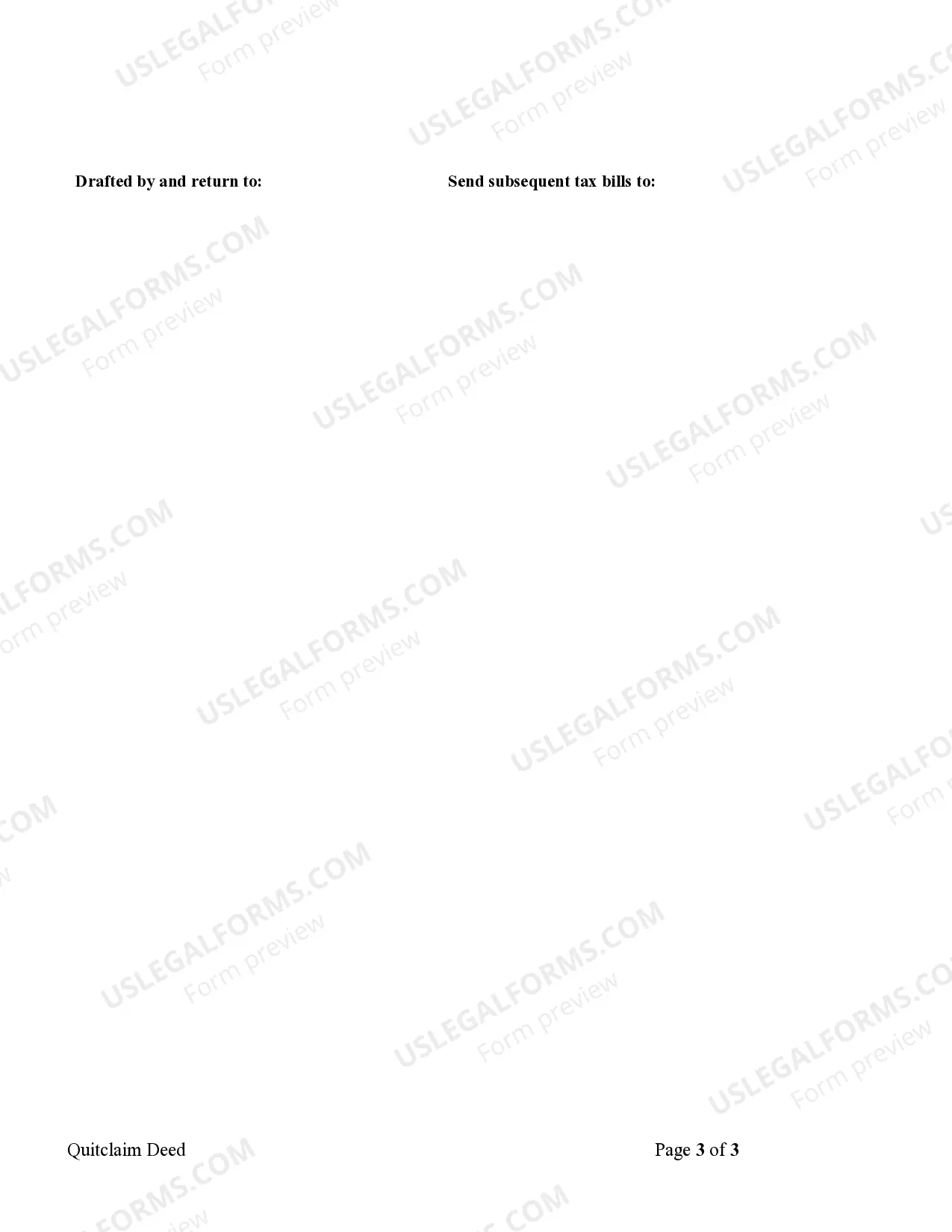 Preview Quitclaim Deed from Corporation to Two Individuals