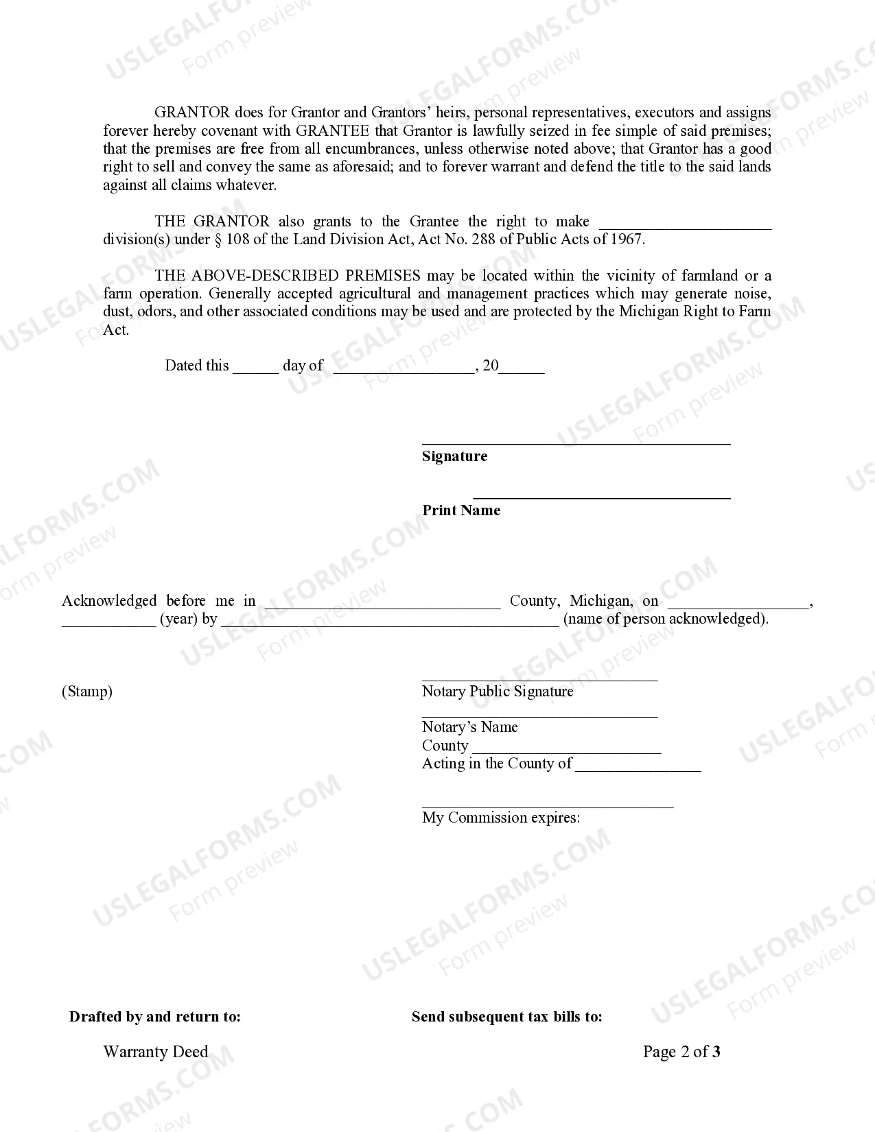 Preview Warranty Deed from Individual to a Trust