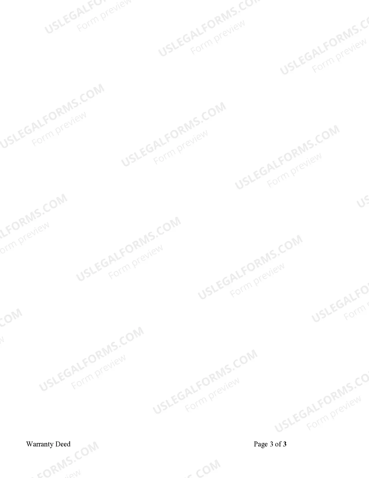 Preview Warranty Deed from Individual to a Trust