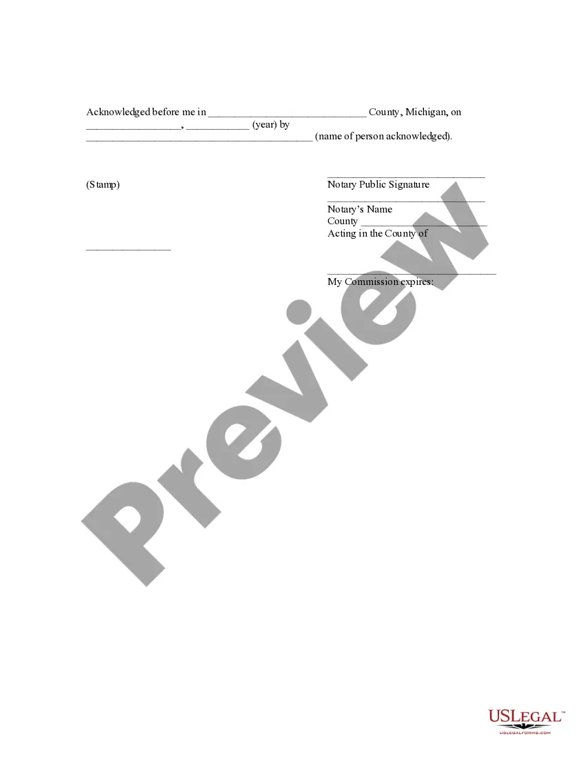 Preview Affidavit that Real Property is not Abandoned Pursuant to Michigan Mich. Comp. Laws - 600.3241(d)