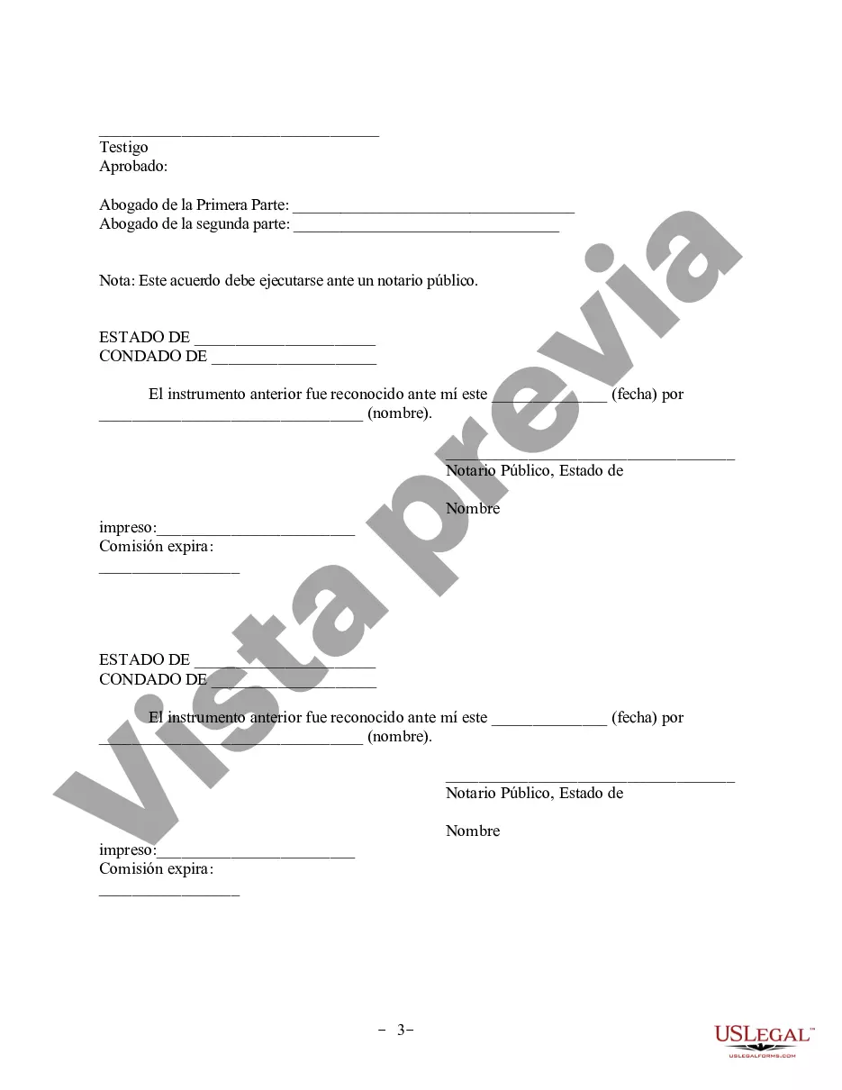 Preview Revocación del acuerdo de propiedad posnupcial - Michigan