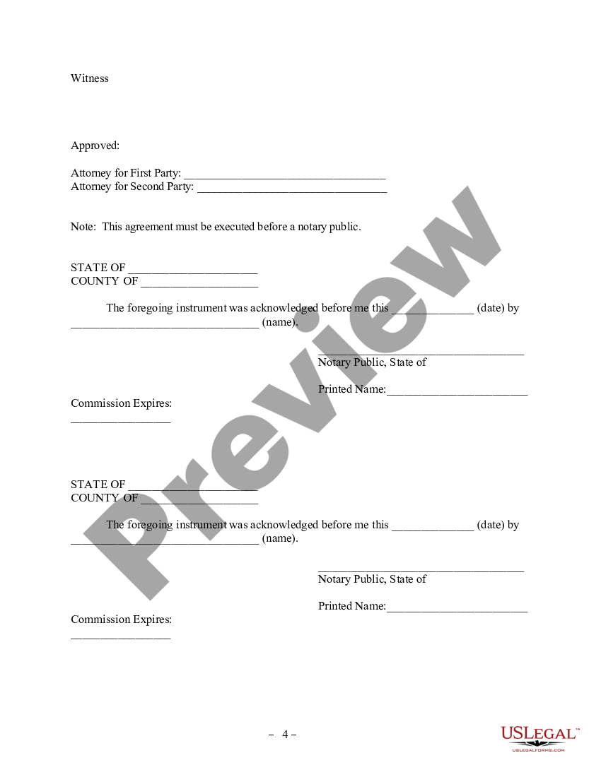 Amendment To Postnuptial Property Agreement Michigan Us Legal Forms 7792