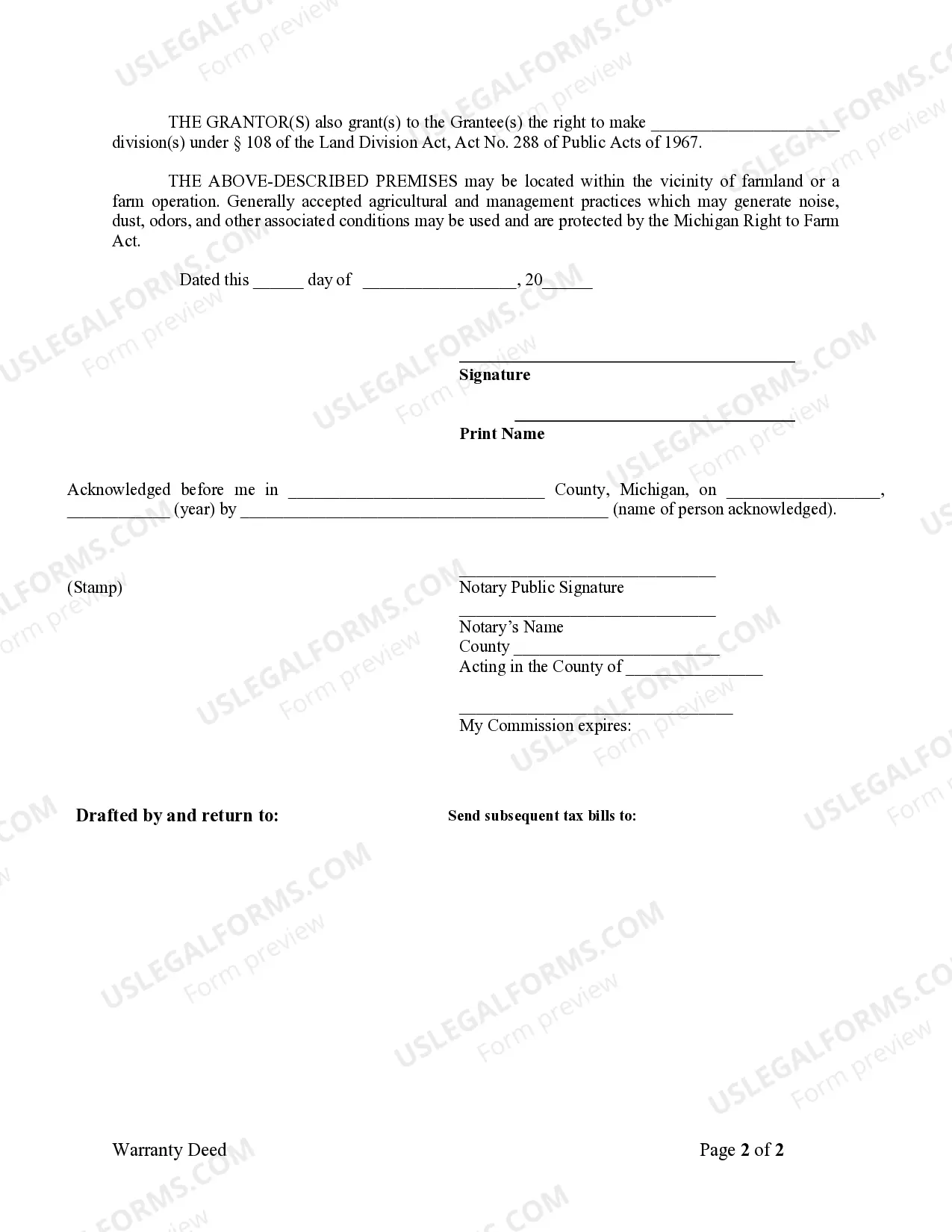 Preview Warranty Deed from Individual to Individual