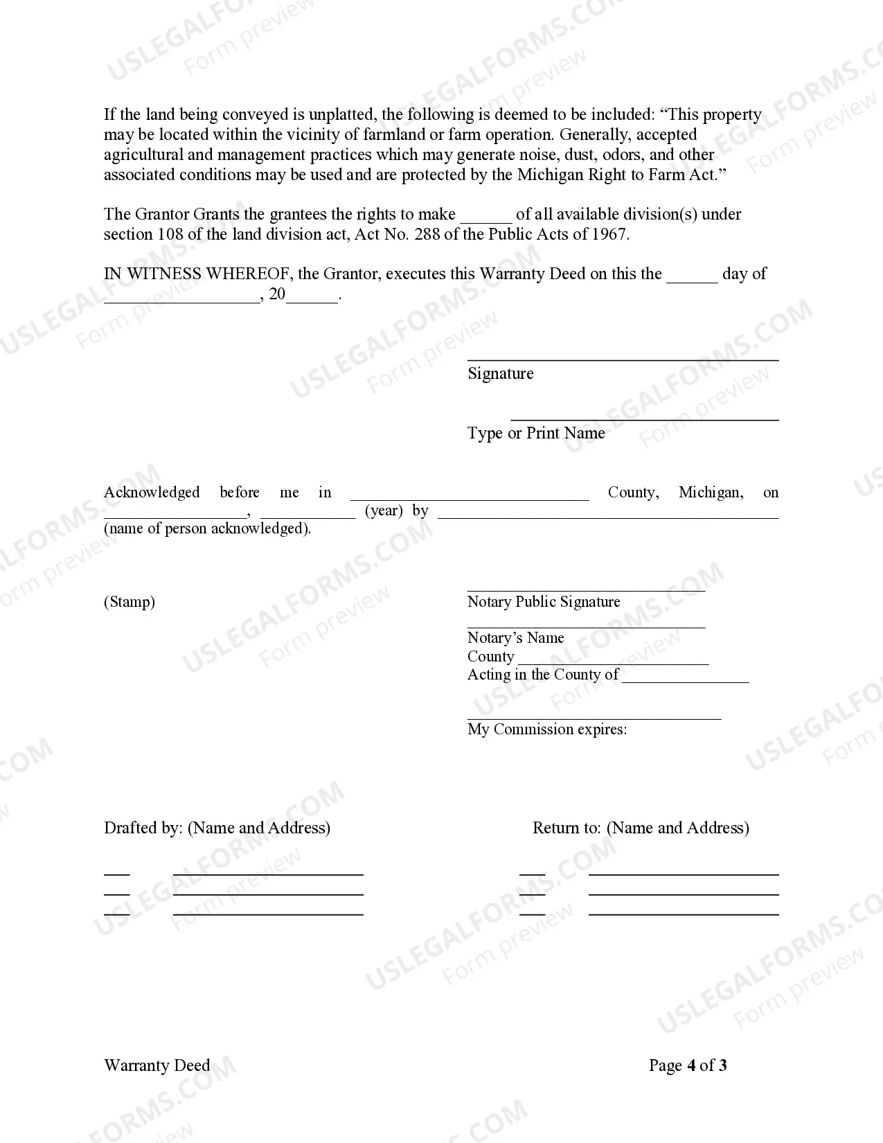 Preview Warranty Deed - One Individual to Two Individuals