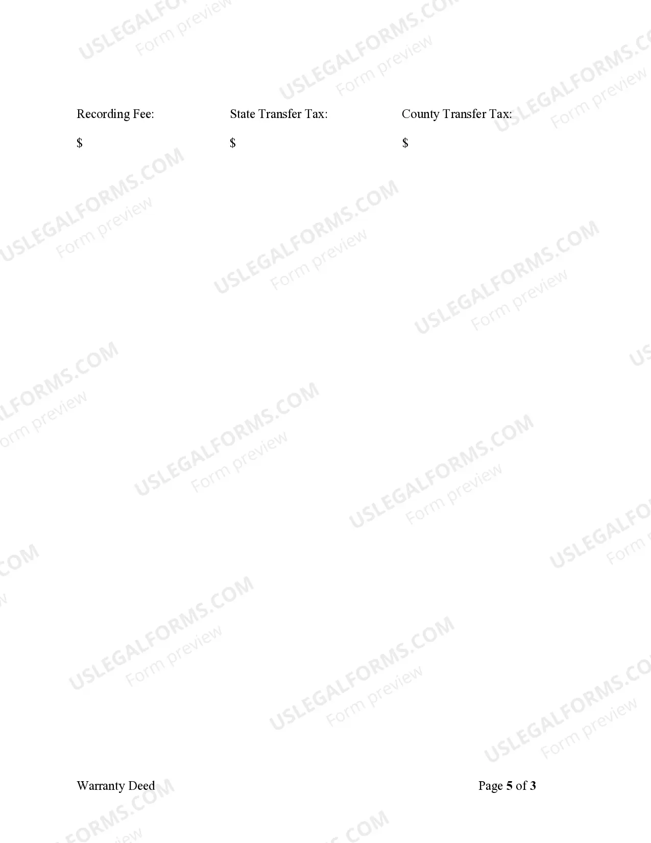 Preview Warranty Deed - One Individual to Two Individuals