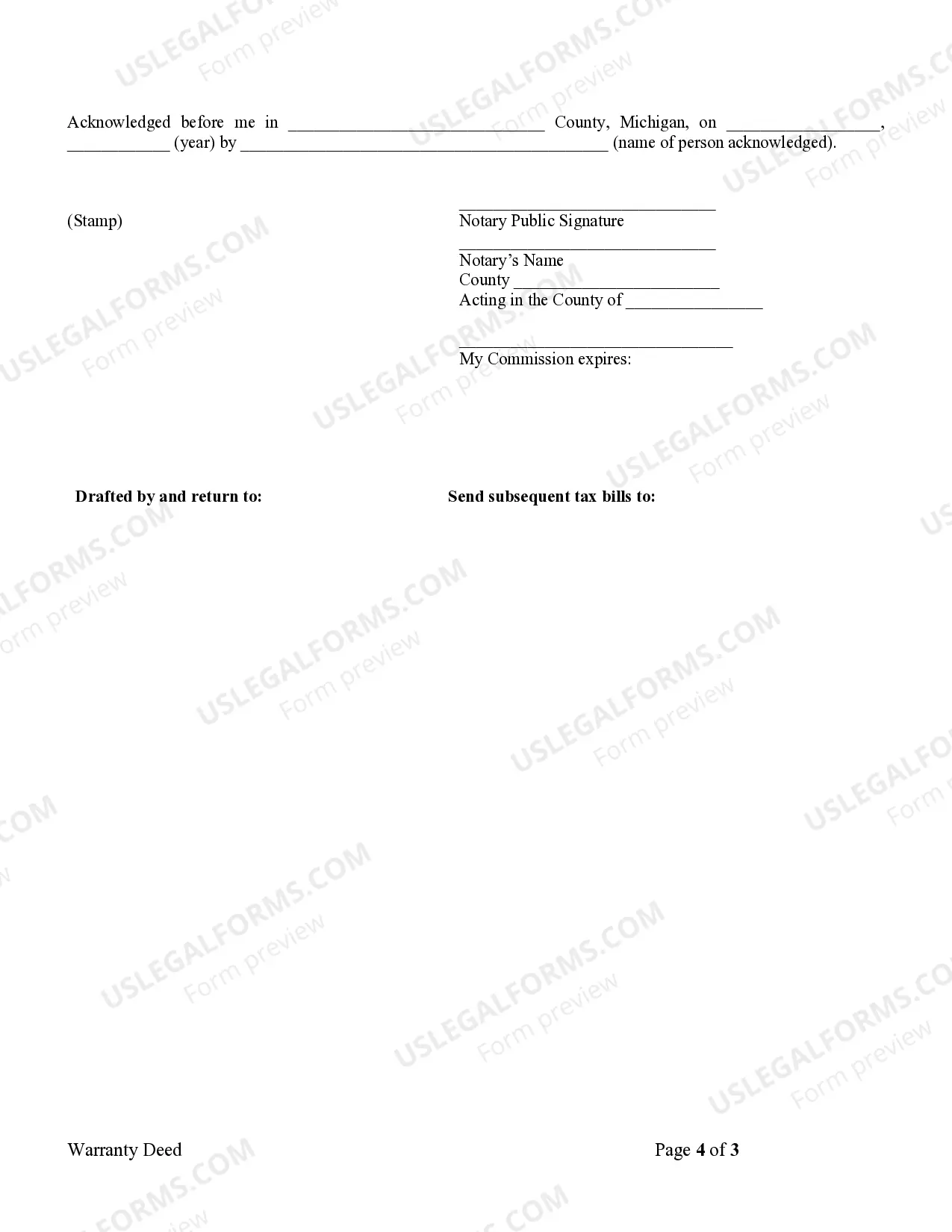 Preview Warranty Deed from two Individuals to Husband and Wife