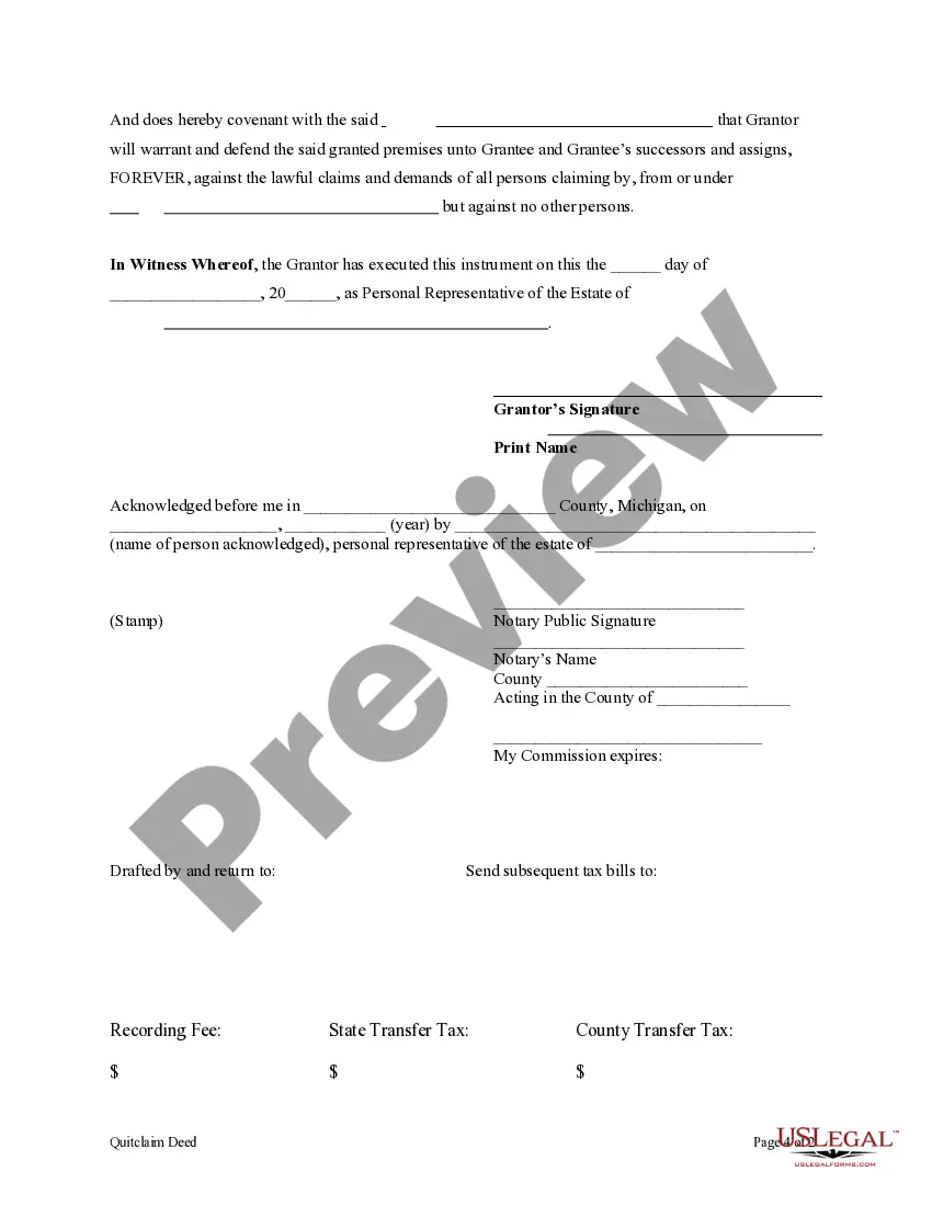 Get Personal Representative's Deed of Distribution to an Individual Preview Personal Representative's Deed of Distribution to an Individual