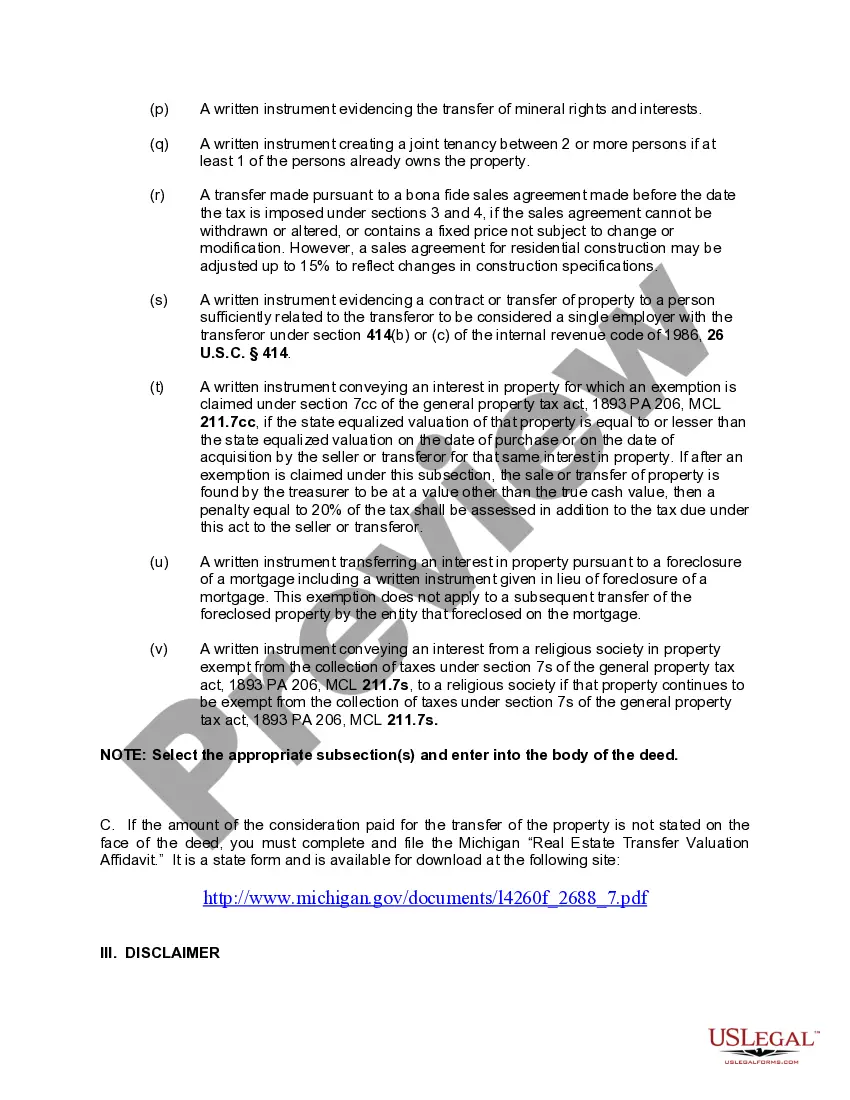 Preview Quitclaim Deed from Trust to an Individual