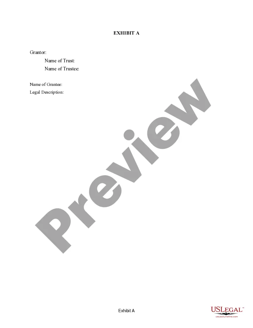 Preview Quitclaim Deed from Trust to an Individual