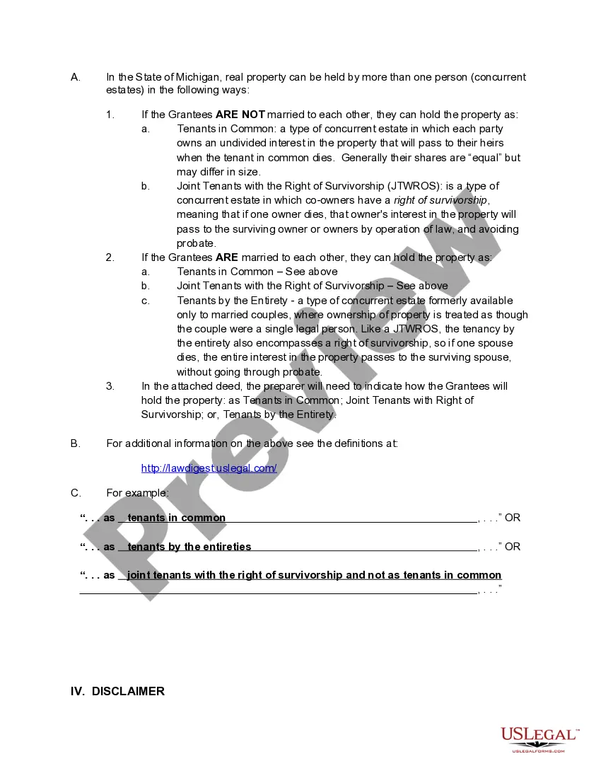 Preview Quitclaim Deed from an individual to three individuals.