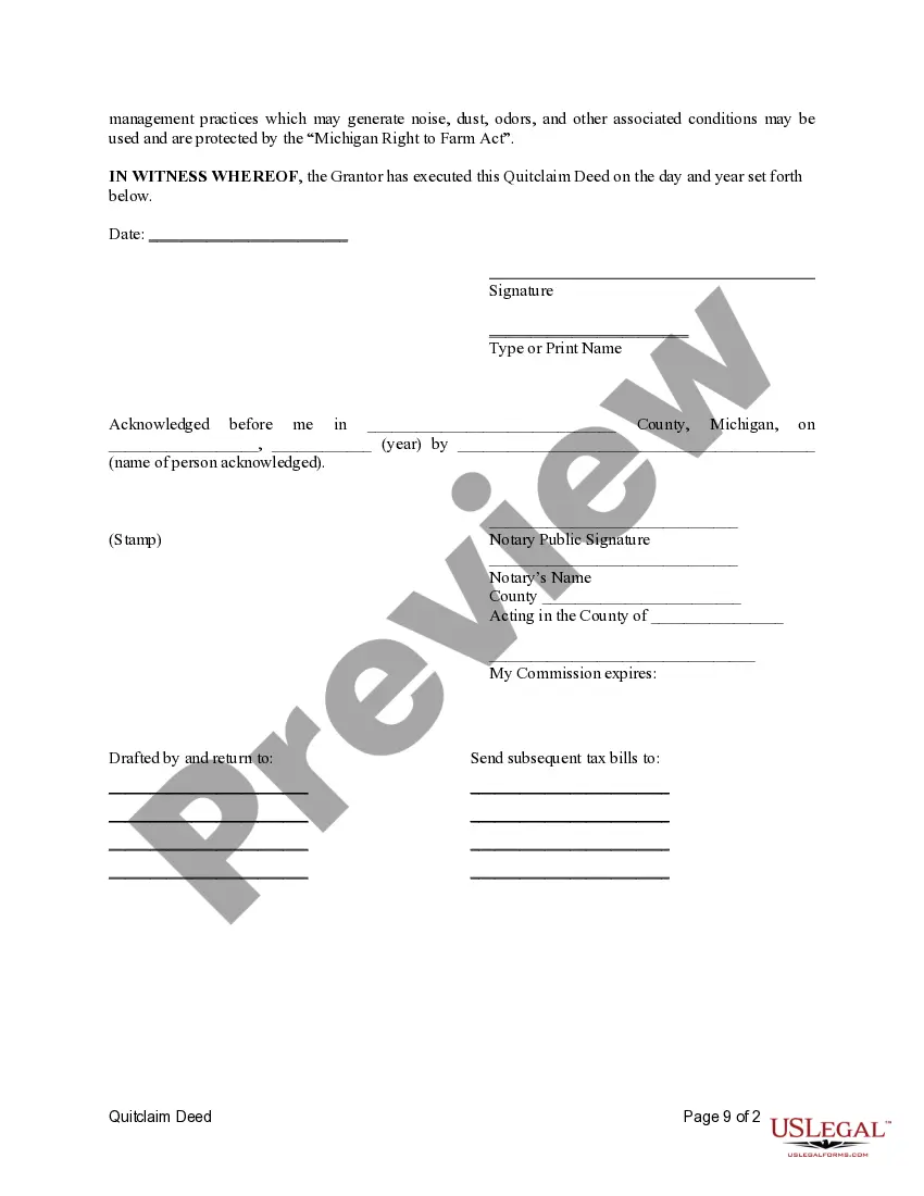 Preview Quitclaim Deed from an individual to three individuals.