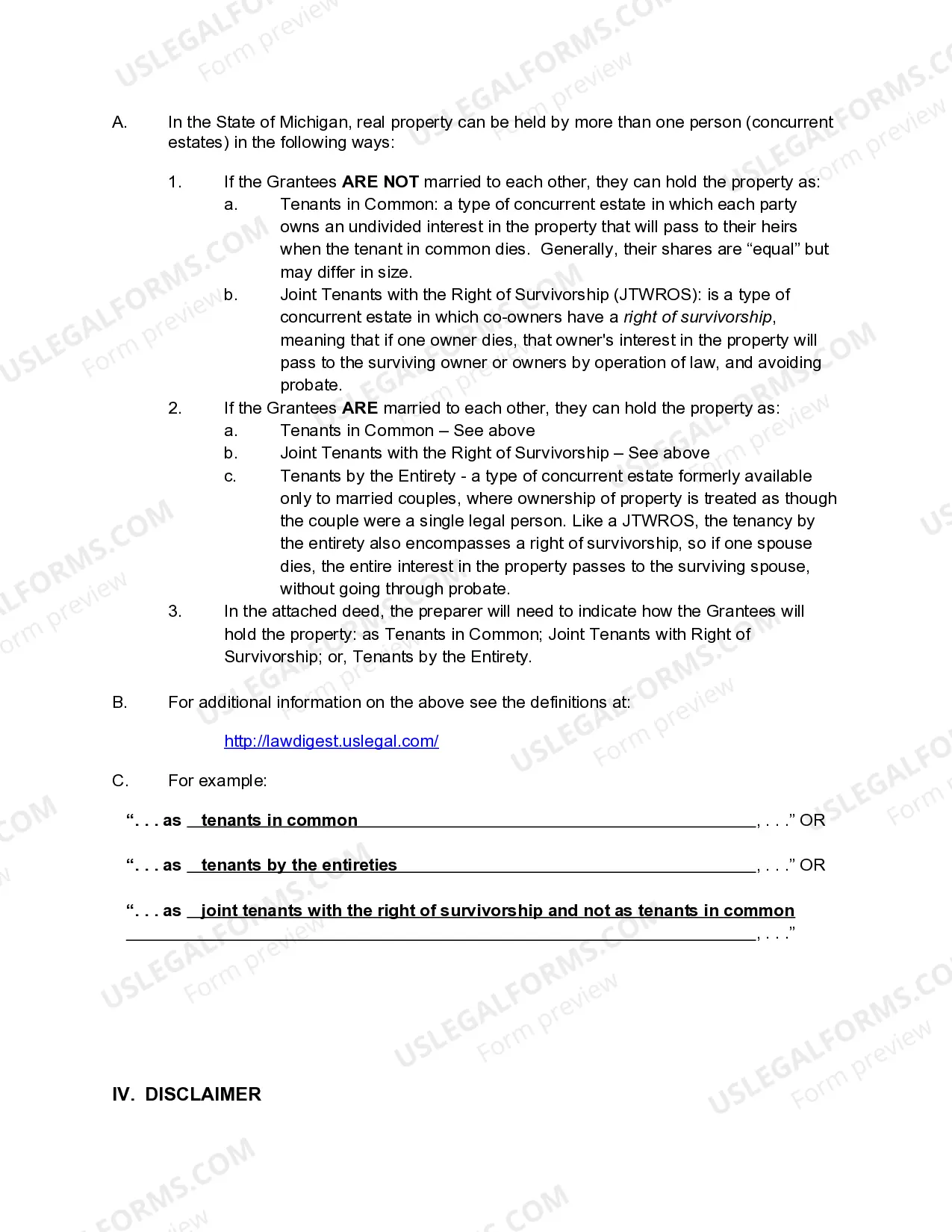 Preview Quitclaim Deed from Three Individuals to Two Individuals