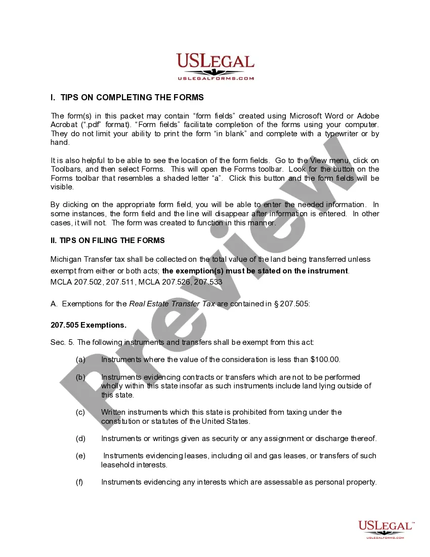 Preview Quitclaim Deed from an Individual to a Trust