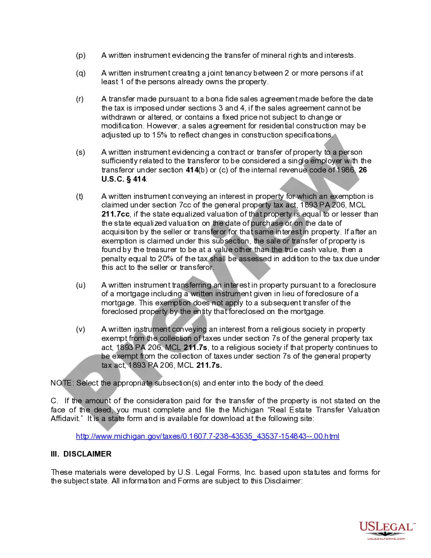 Preview Quitclaim Deed from an Individual to a Trust