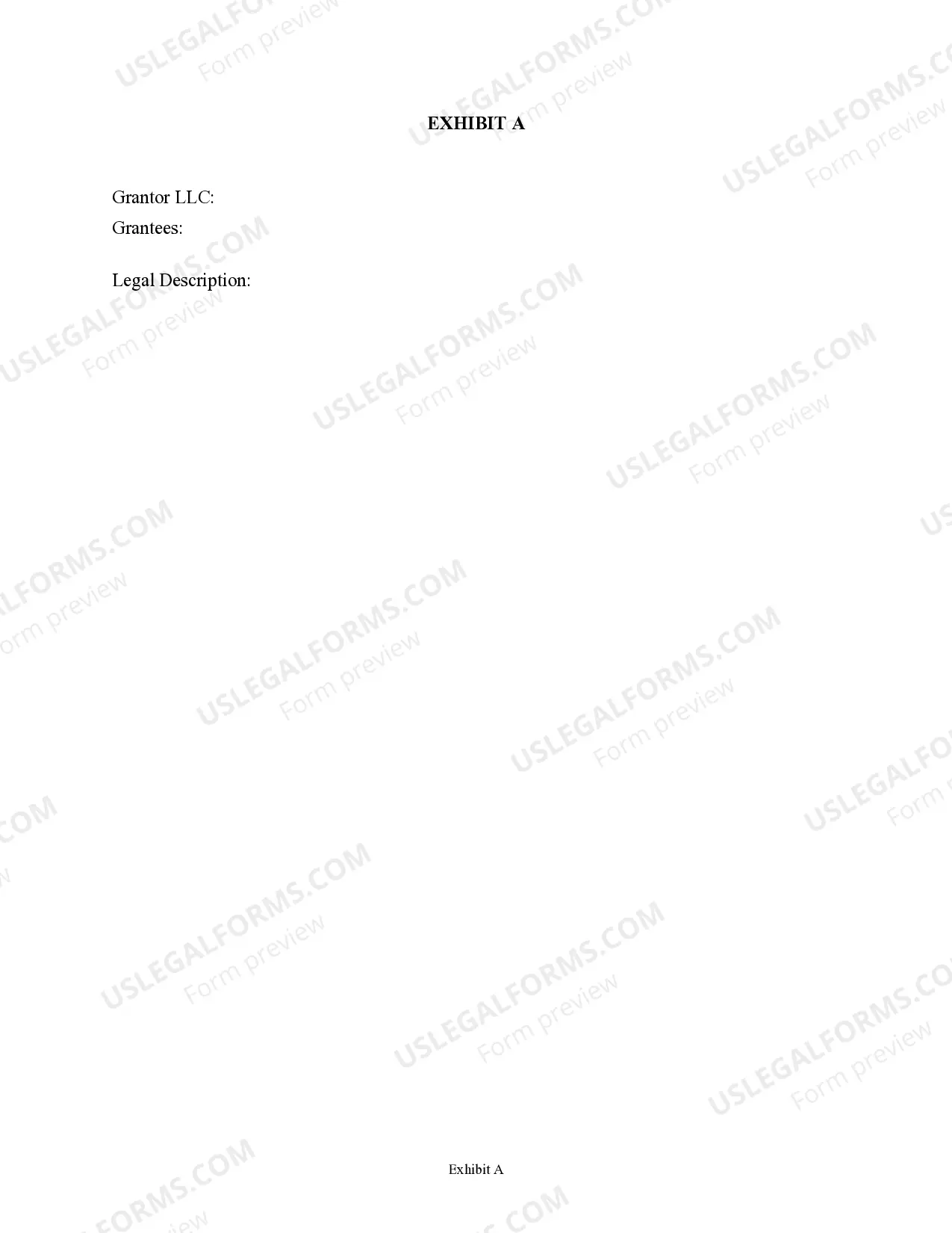 Preview Quitclaim Deed from Limited Liability Company to Two Individuals / Husband and Wife
