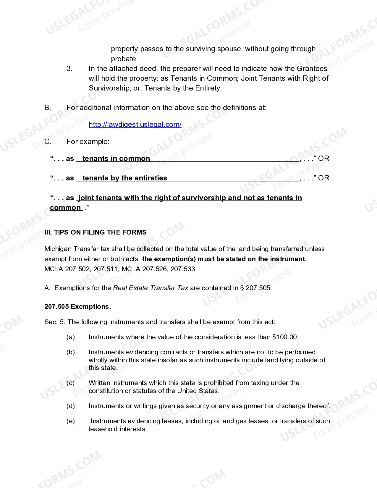 Preview Quitclaim Deed from Limited Liability Company to Two Individuals / Husband and Wife