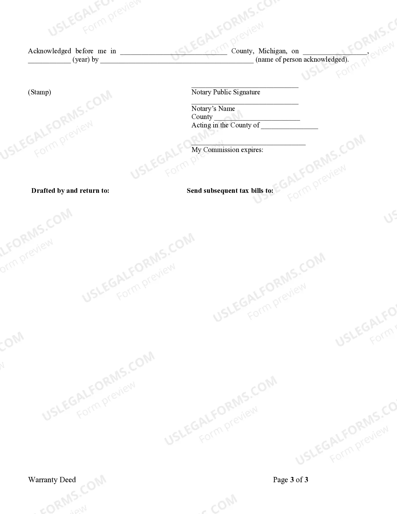 Preview Warranty Deed from Husband and Wife to Corporation