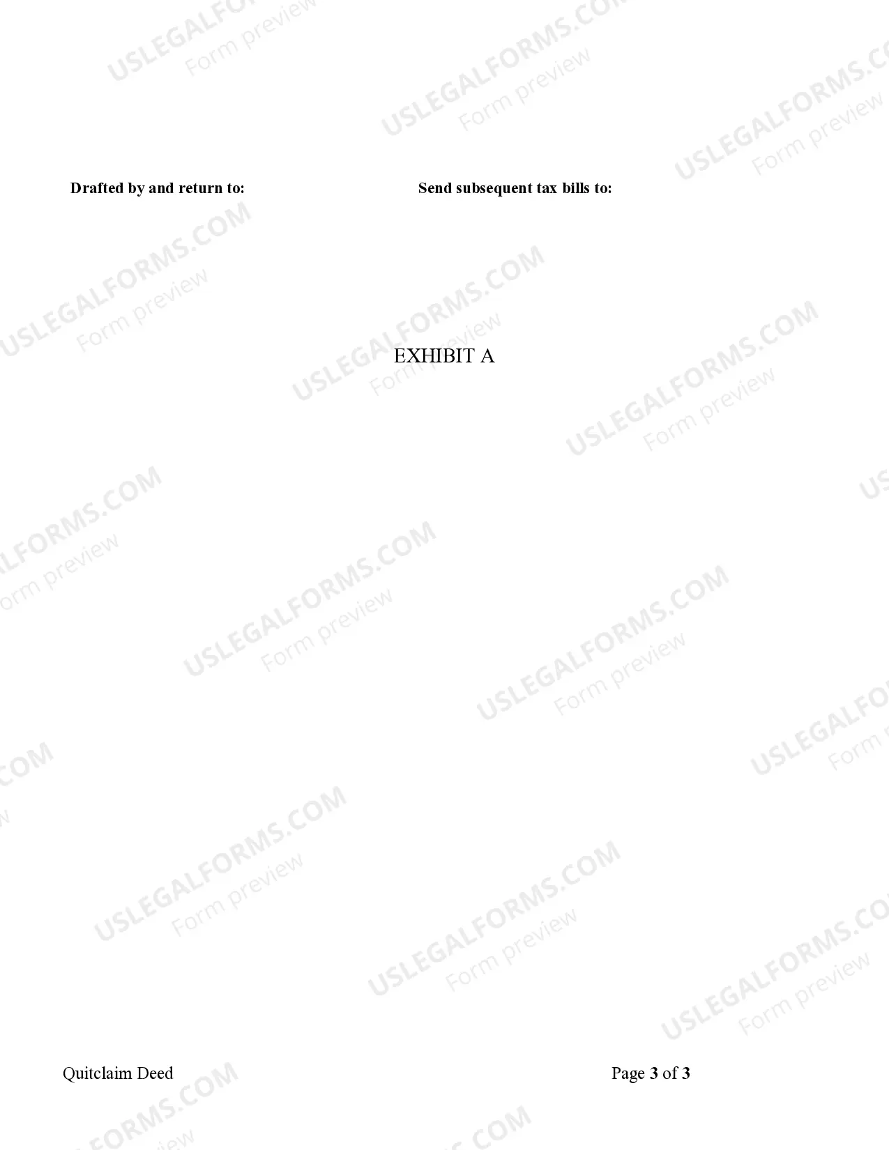 Preview Quitclaim Deed from Husband and Wife to LLC