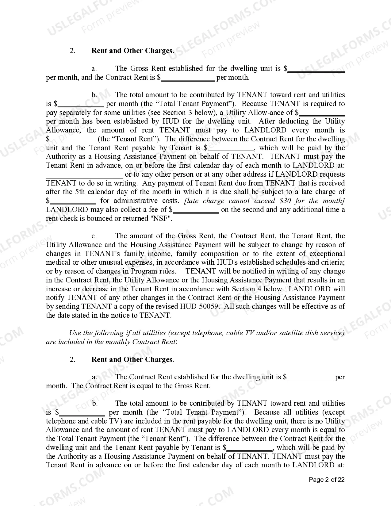 Preview Michigan Section 8 Lease Agreement