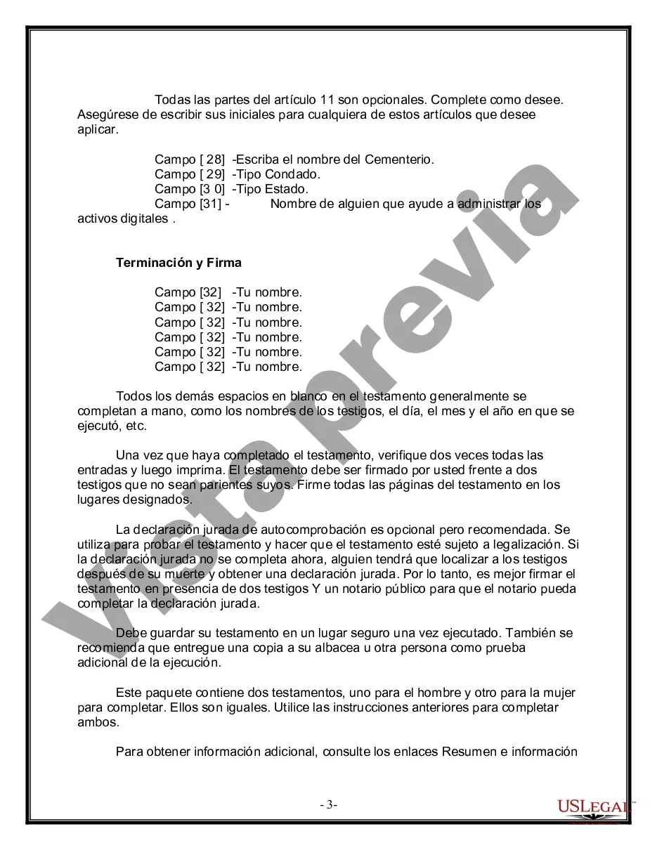 Get Testamentos mutuos que contienen última voluntad y testamentos para personas solteras que viven juntas sin hijos Preview Testamentos mutuos que contienen última voluntad y testamentos para personas solteras que viven juntas sin hijos
